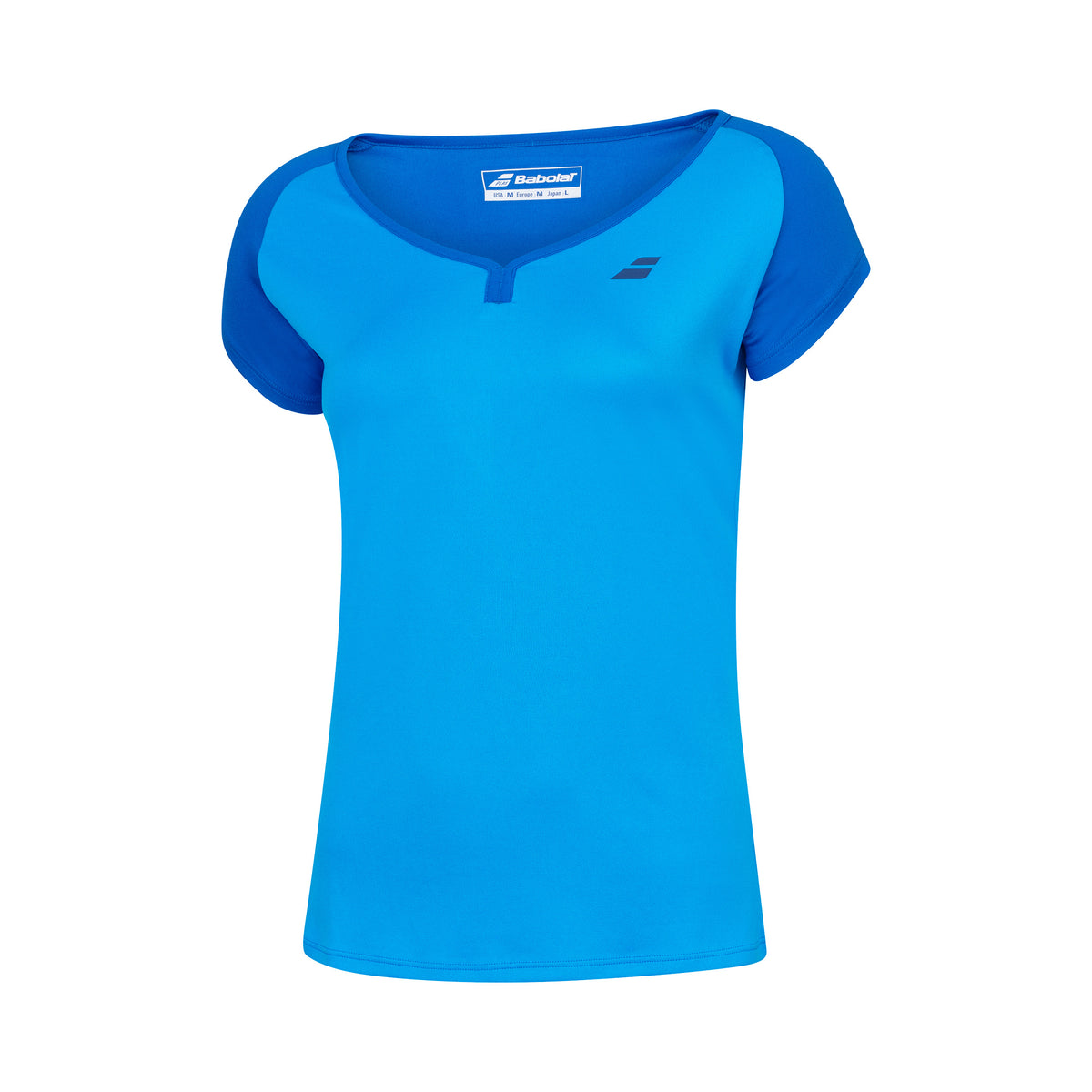 Babolat Play Capsleeve Maglietta Ragazze - blu, blu scuro
