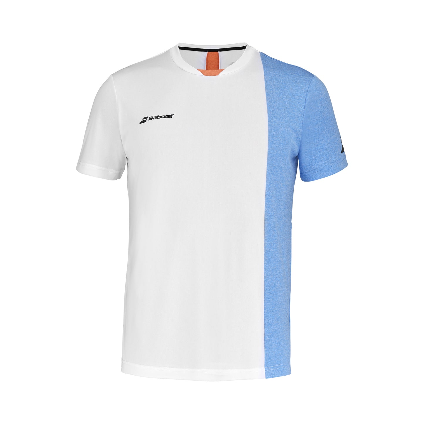 Babolat Play Crew Neck Maglietta Ragazzi - bianco, blu chiaro