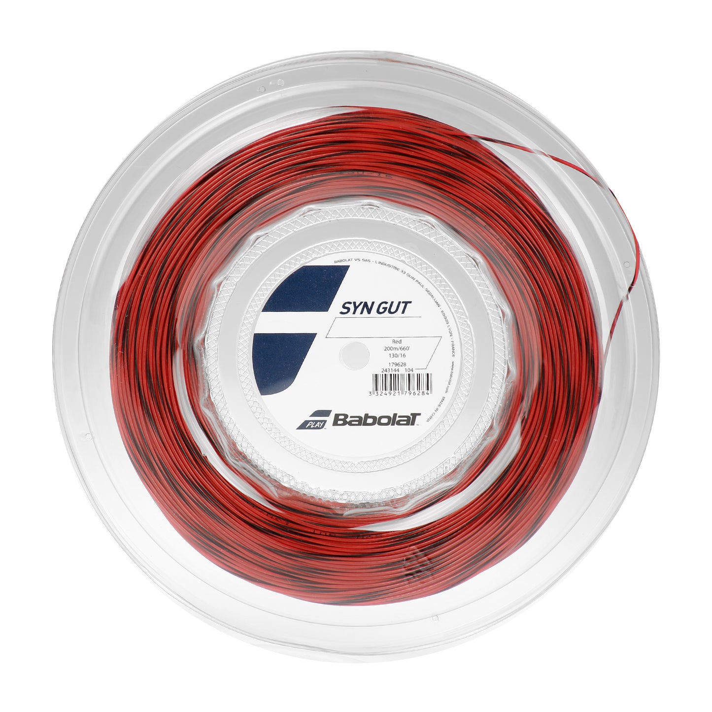 Babolat Syn Gut  Rotolo di corde 200m - rosso scuro