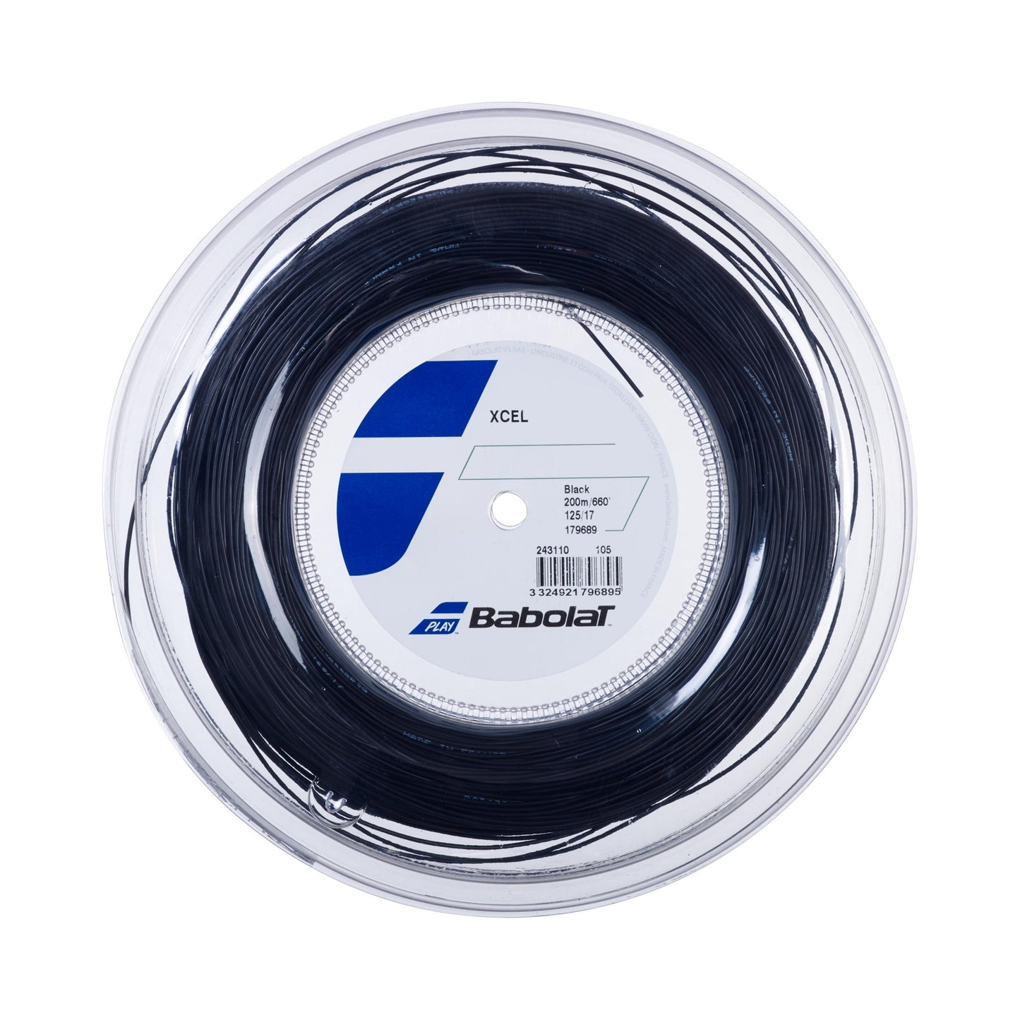 Babolat Xcel Rotolo Di Corde 200m-Nero