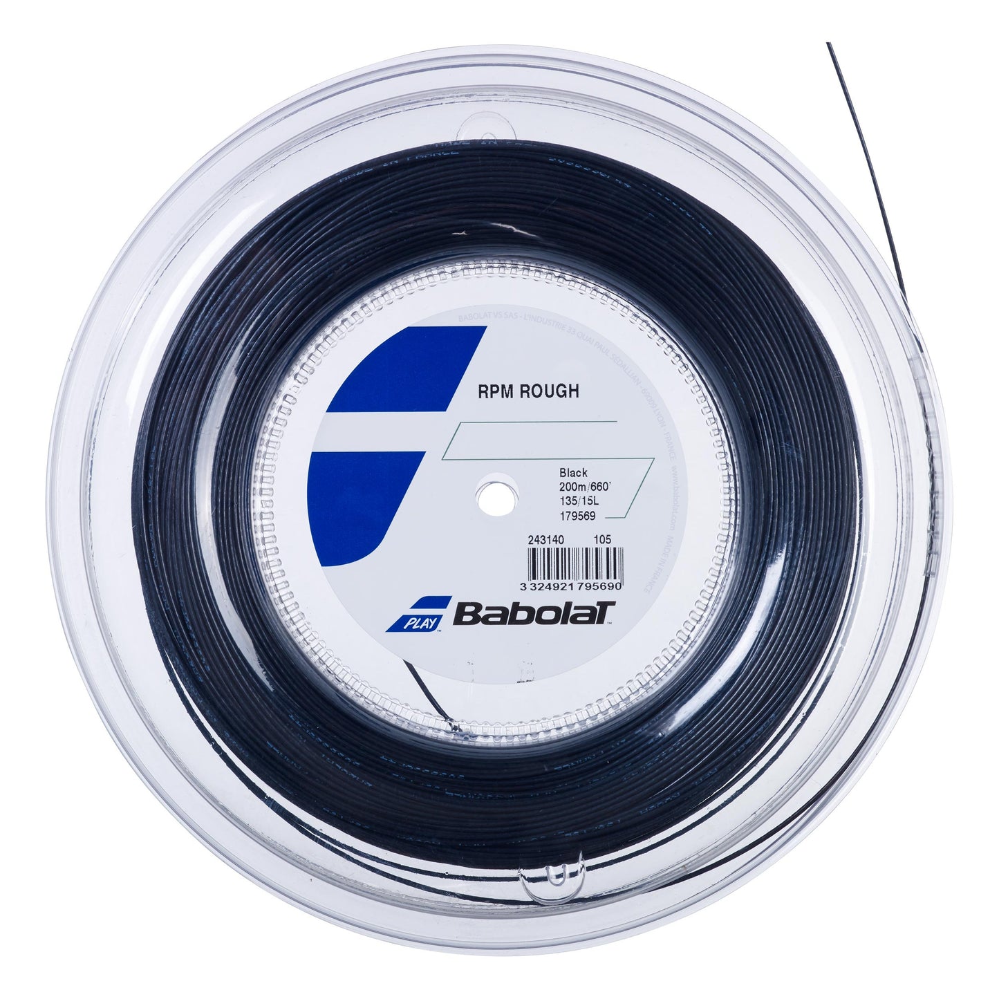 Babolat RPM Blast Rough Rotolo di corde 200m - nero