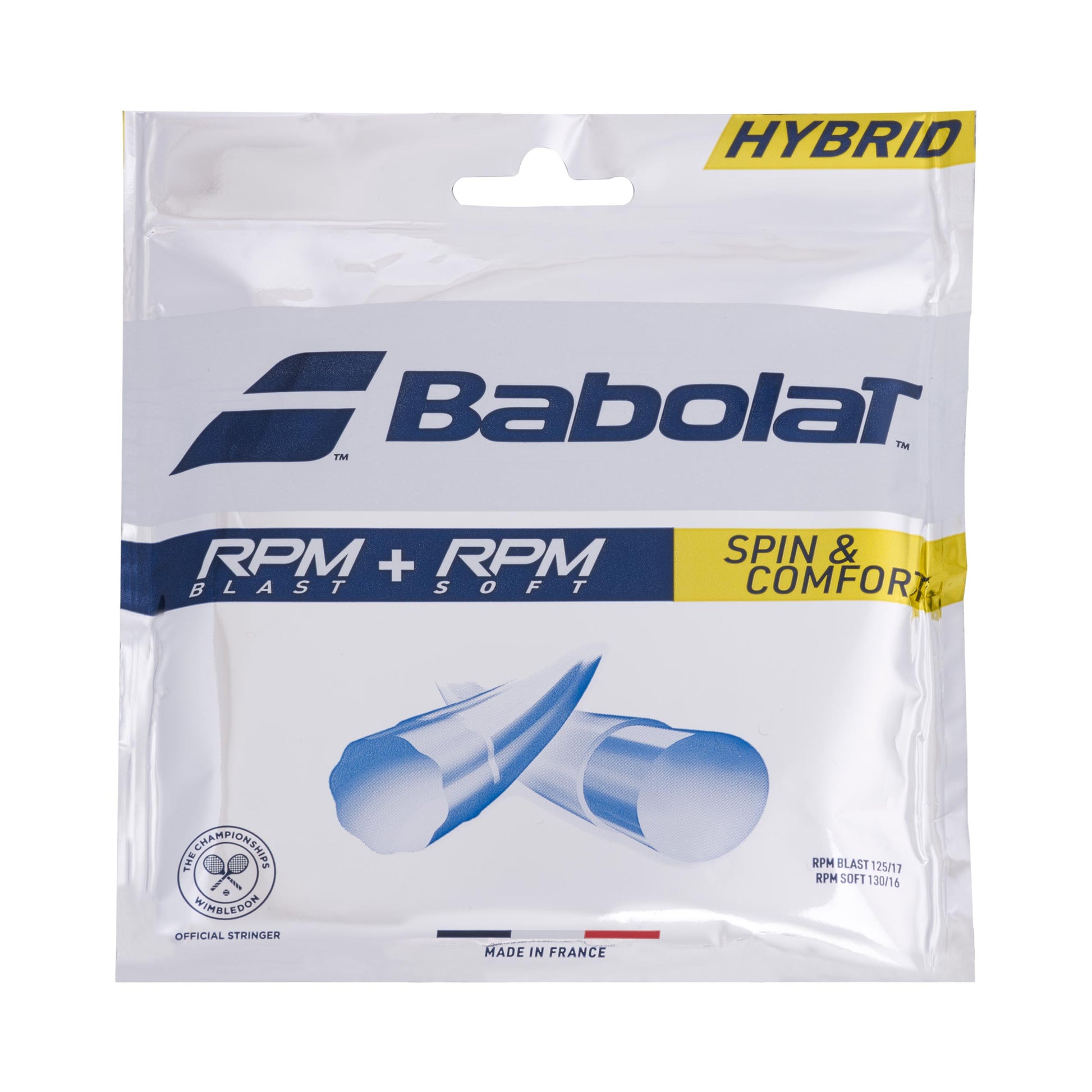Babolat RPM Blast 125 + RPM Soft 130 Set Di Corde-Grigio
