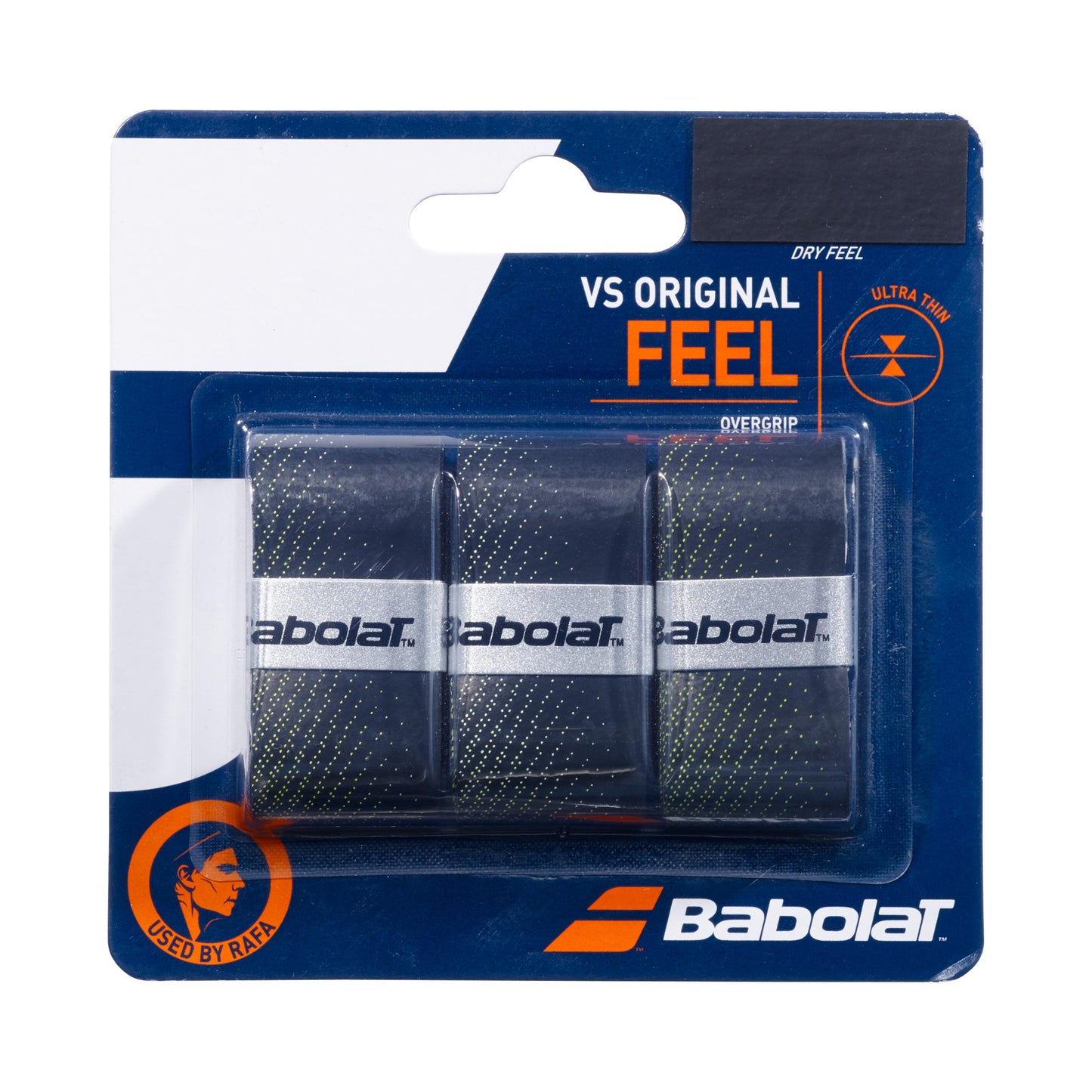 Babolat VS Grip Original Confezione Da 3-Nero,Giallo