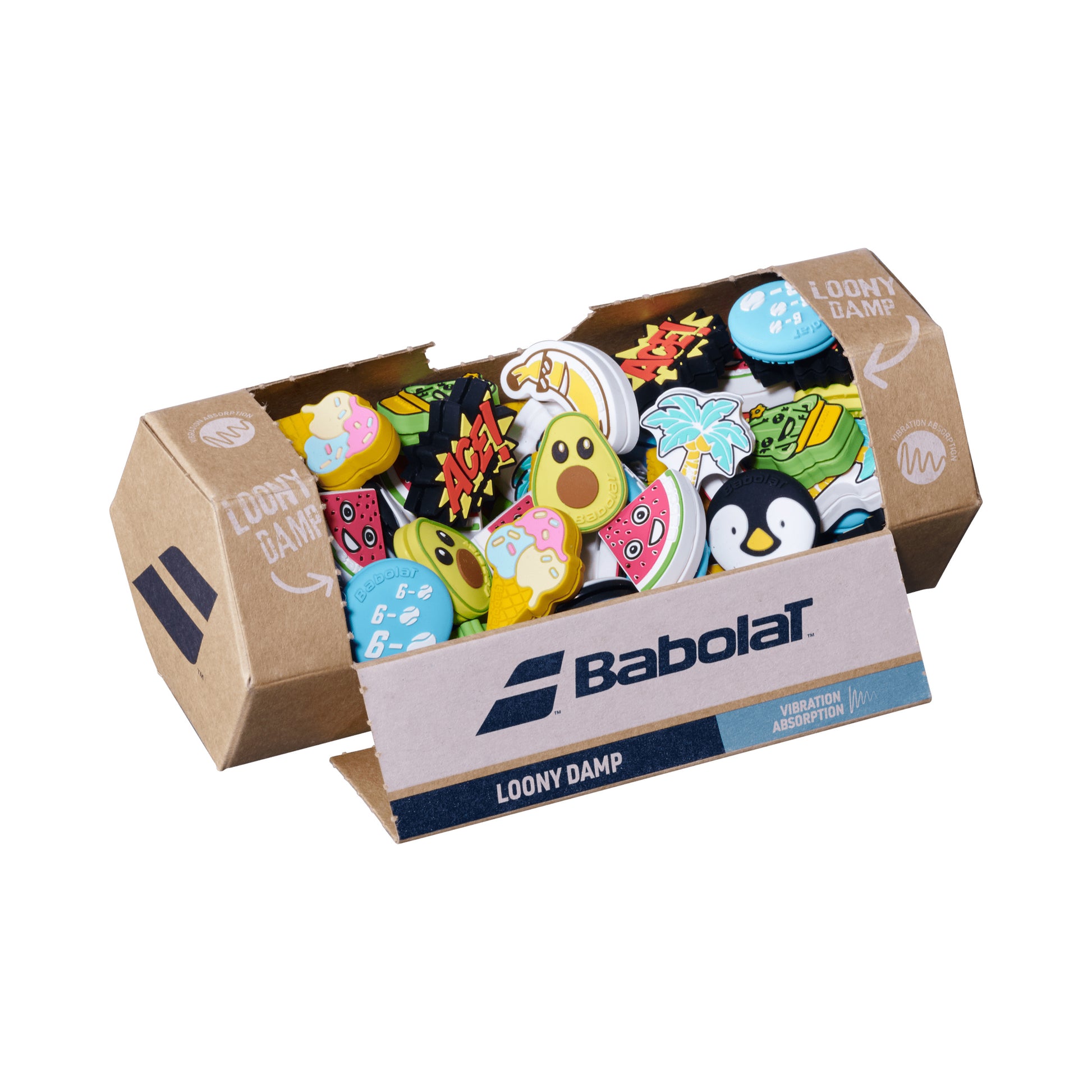Babolat Loony Damp Antivibrazioni Scatola Da 75-Multicolore