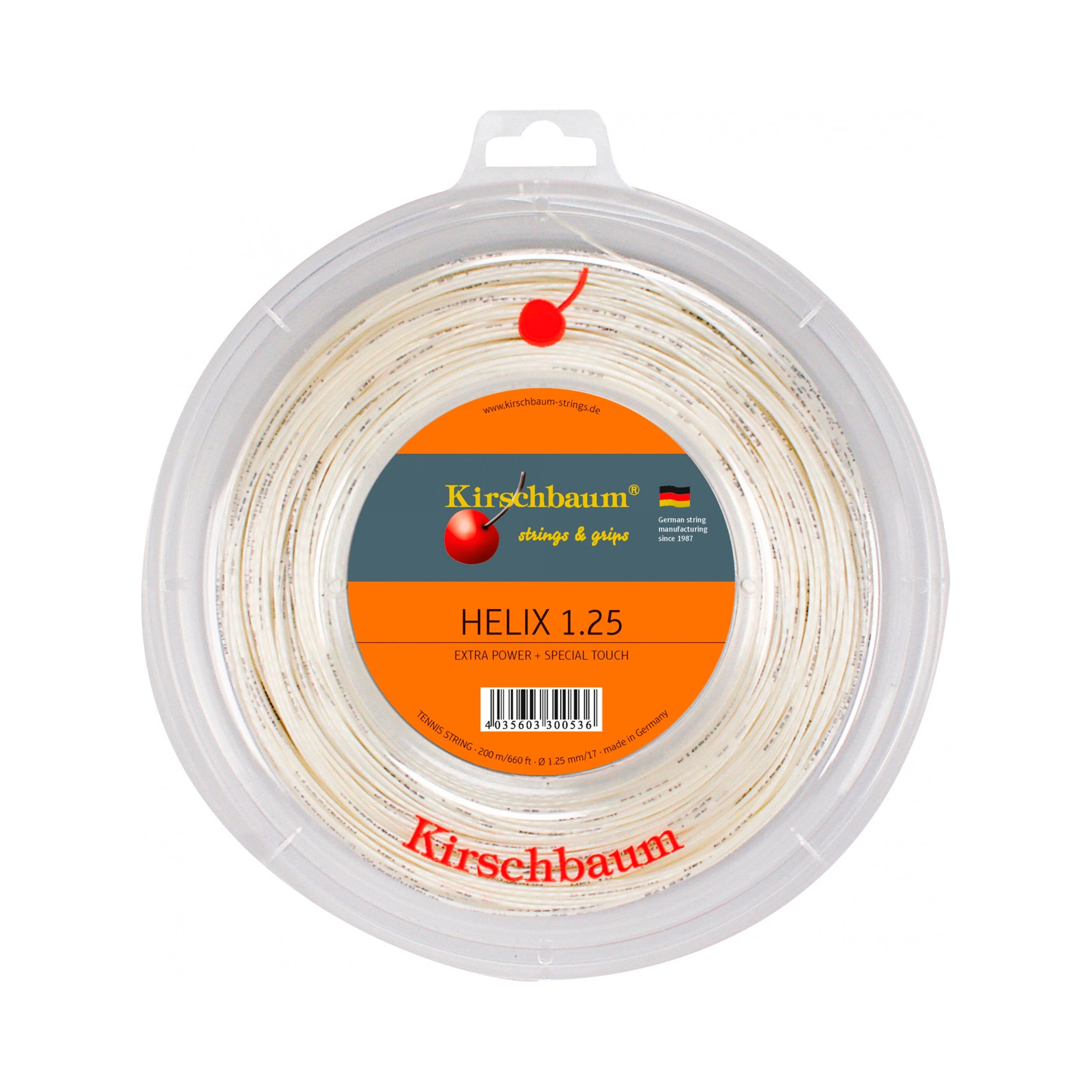 Kirschbaum Helix Rotolo Di Corde 200m-Bianco