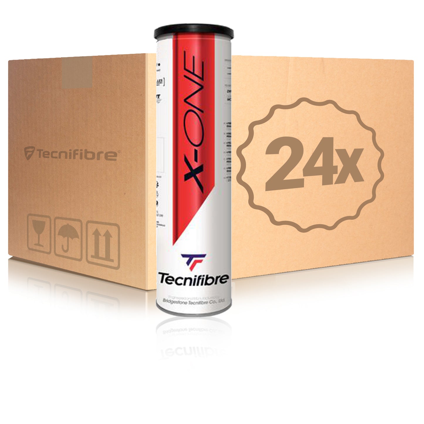 Tecnifibre 24 tubi da 4 X-One Swiss