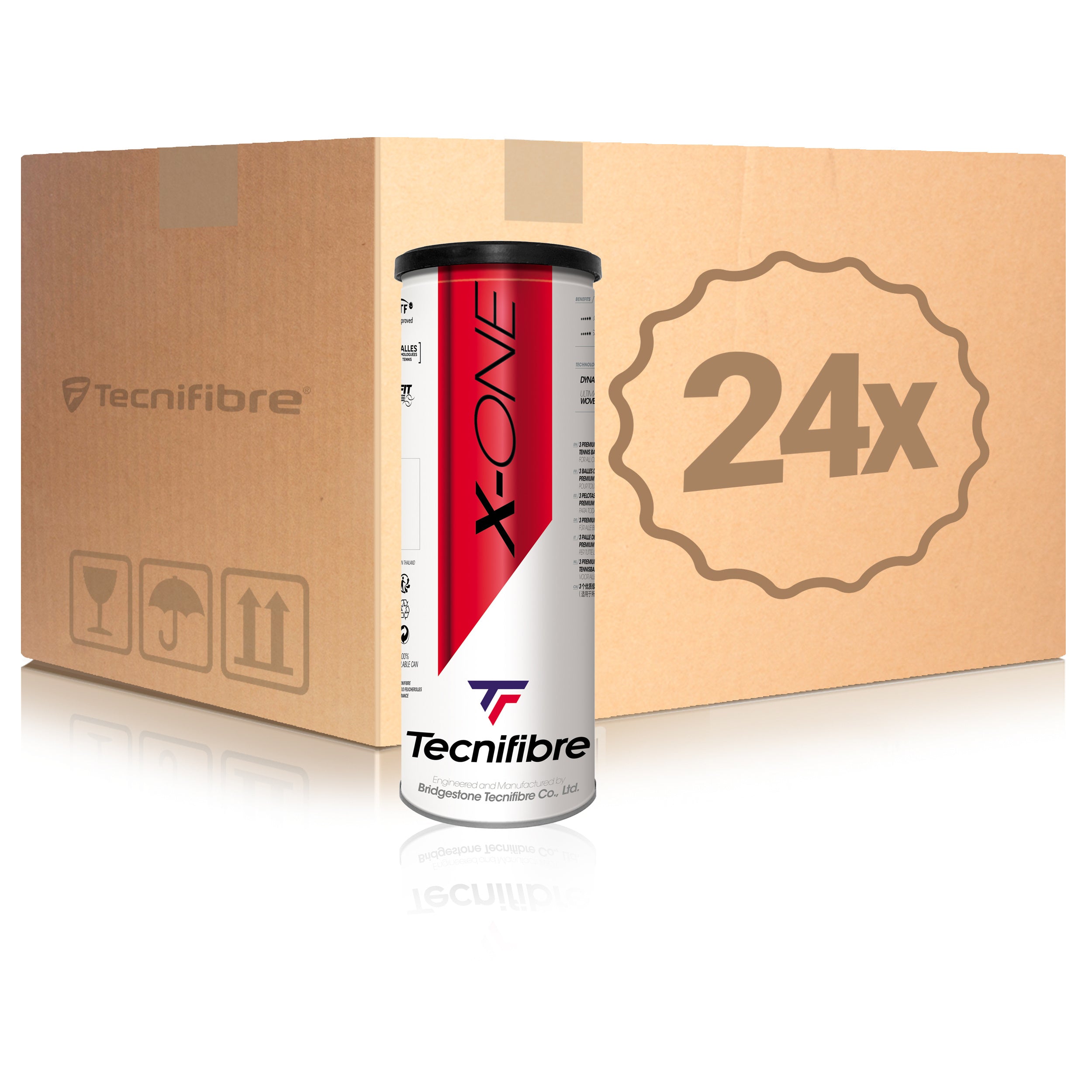 Tecnifibre 24 tubi da 3 X-One Nel cartone