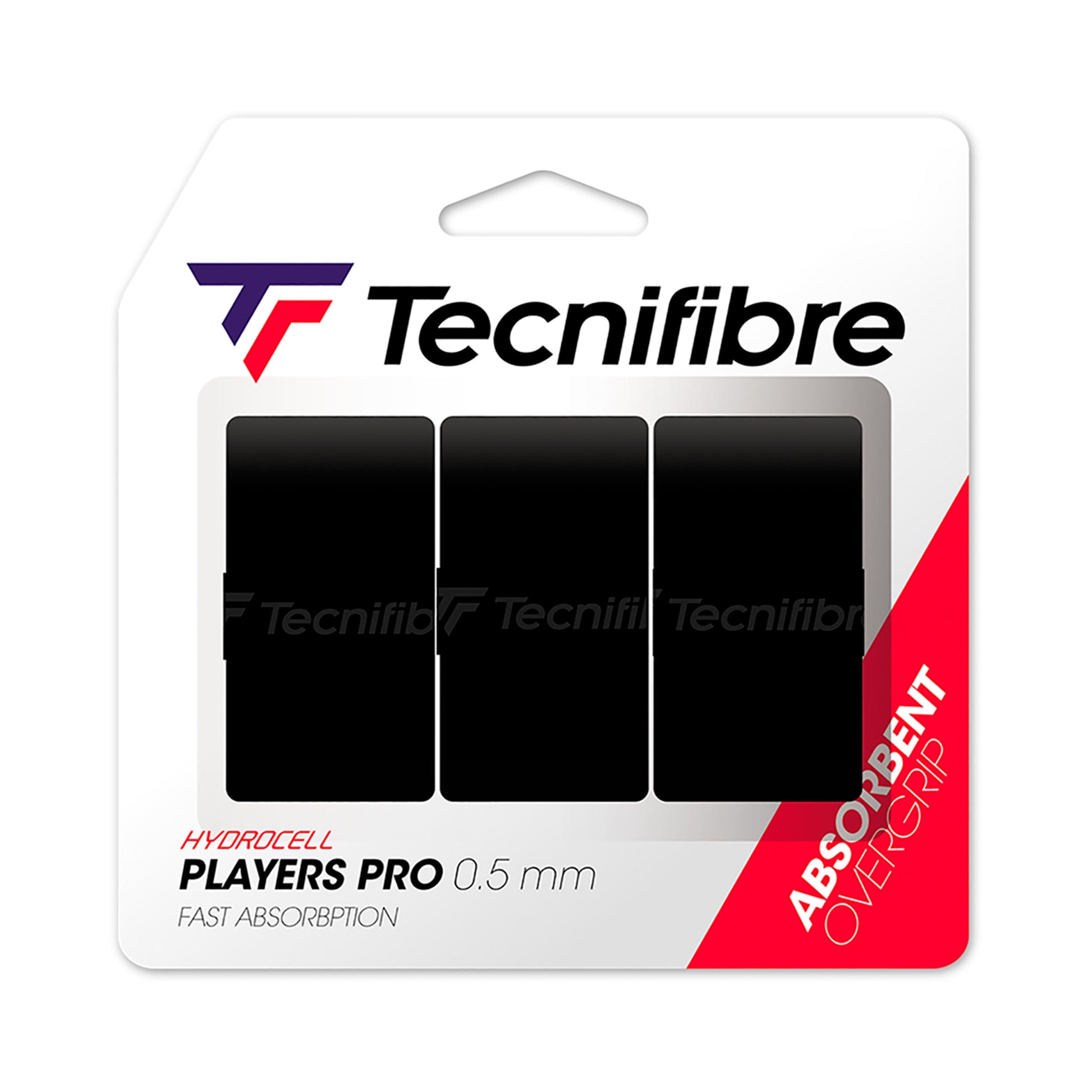 Tecnifibre Players Pro 3er Confezione da 3 - nero
