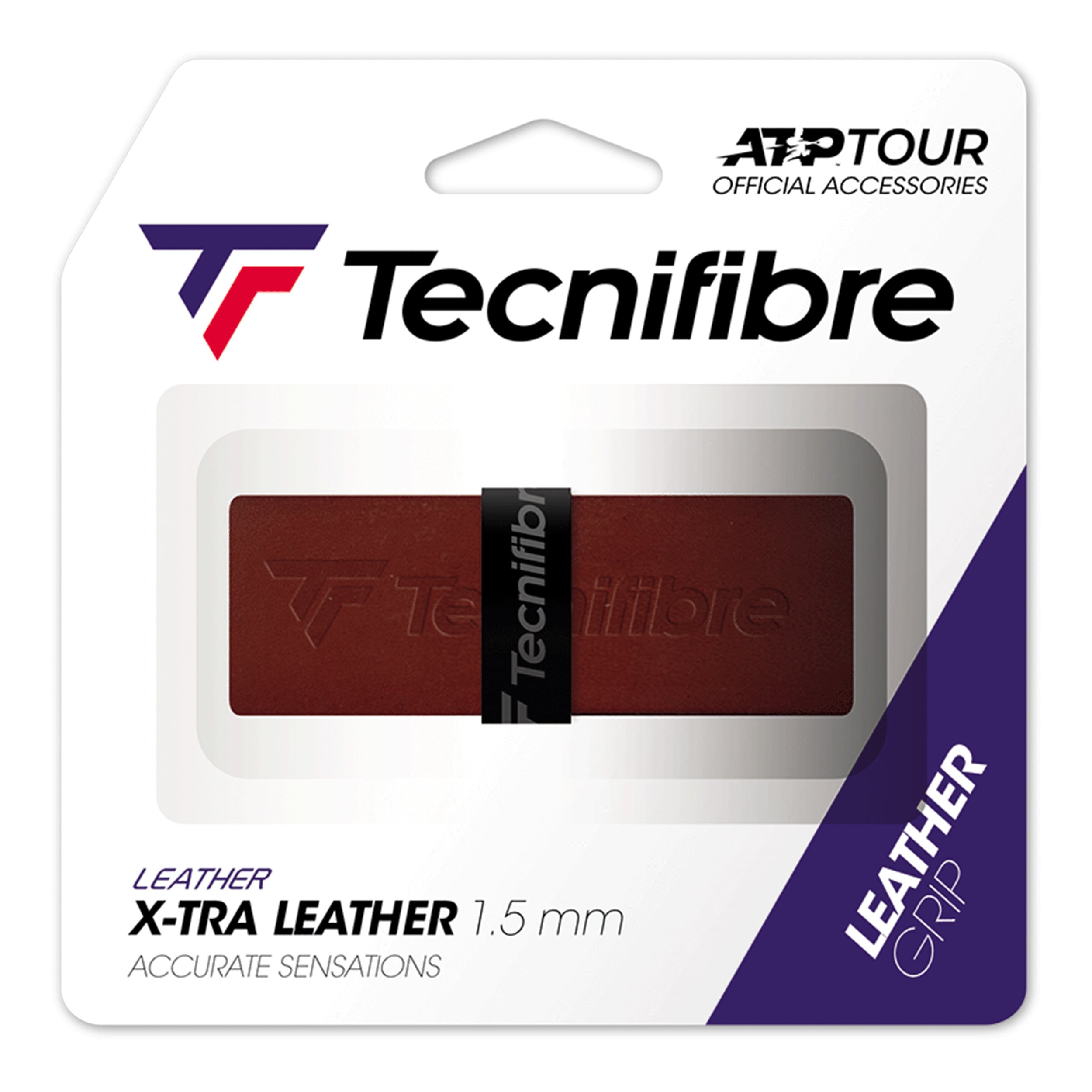 Tecnifibre Lederband Confezione Da 1-Marrone