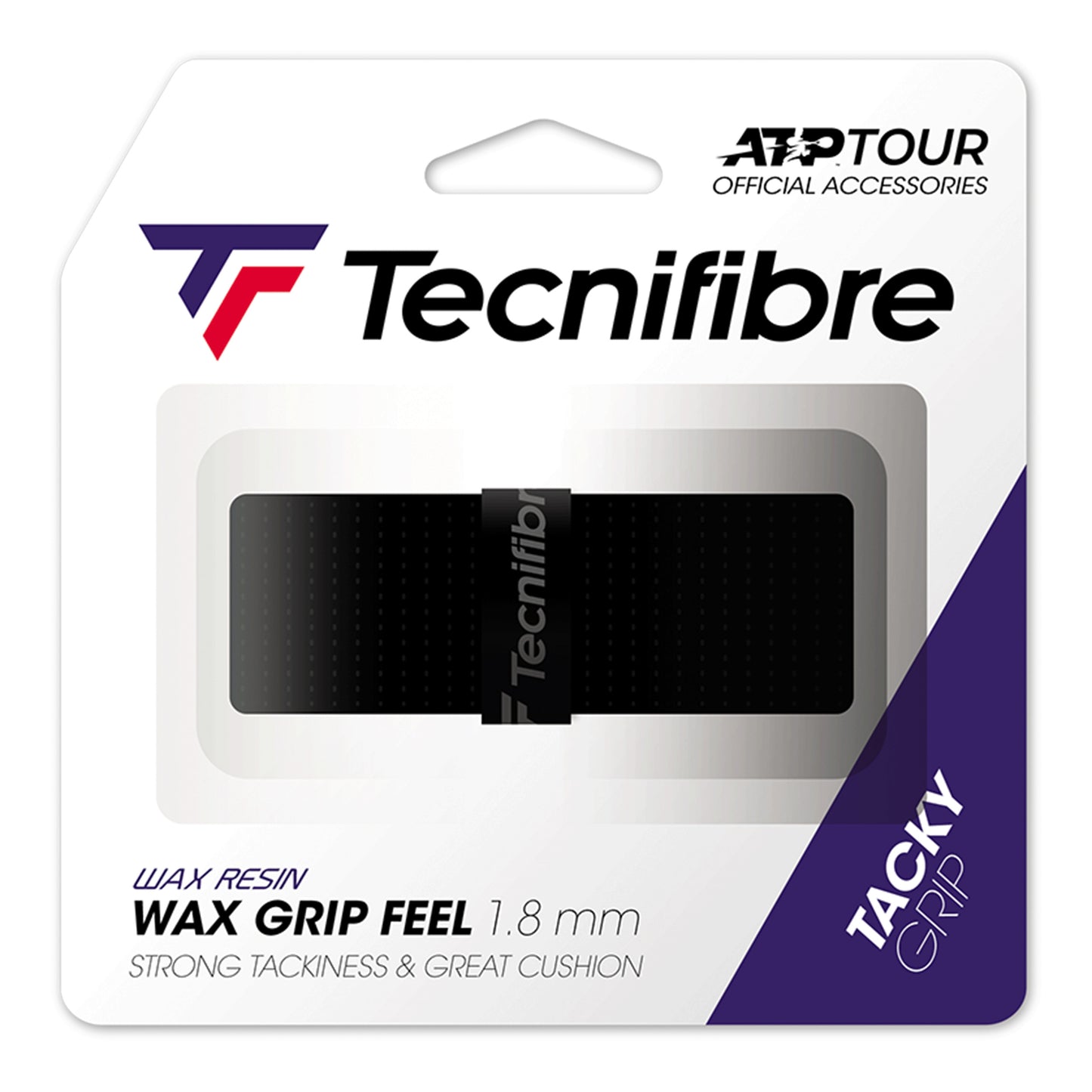 Tecnifibre Wax Feel Grip Confezione da 1-nero