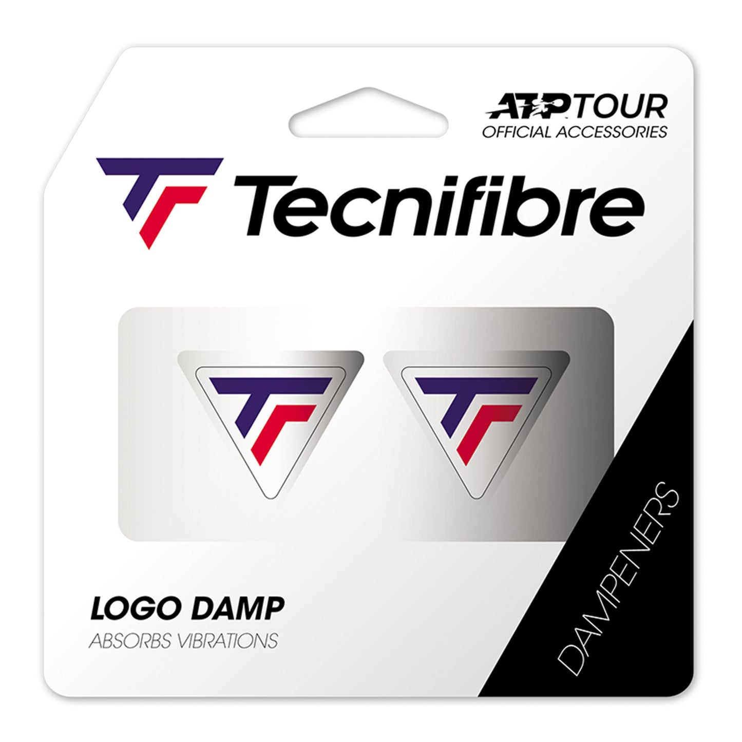 Tecnifibre Logo Damp Tricolore Antivibrazioni-Bianco,Blu