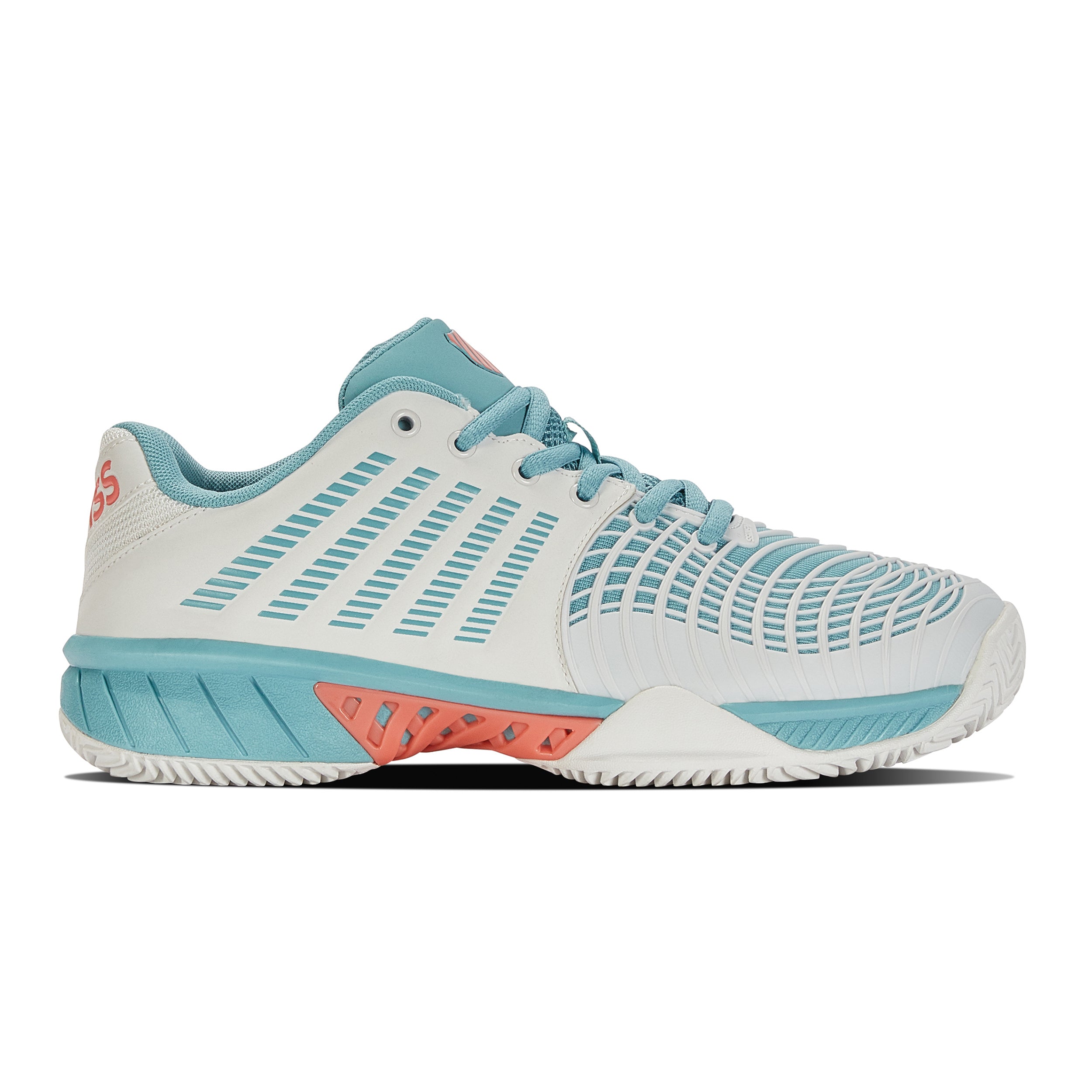 K-Swiss Express Light 3 Scarpa per terra rossa Donna - bianco, menta