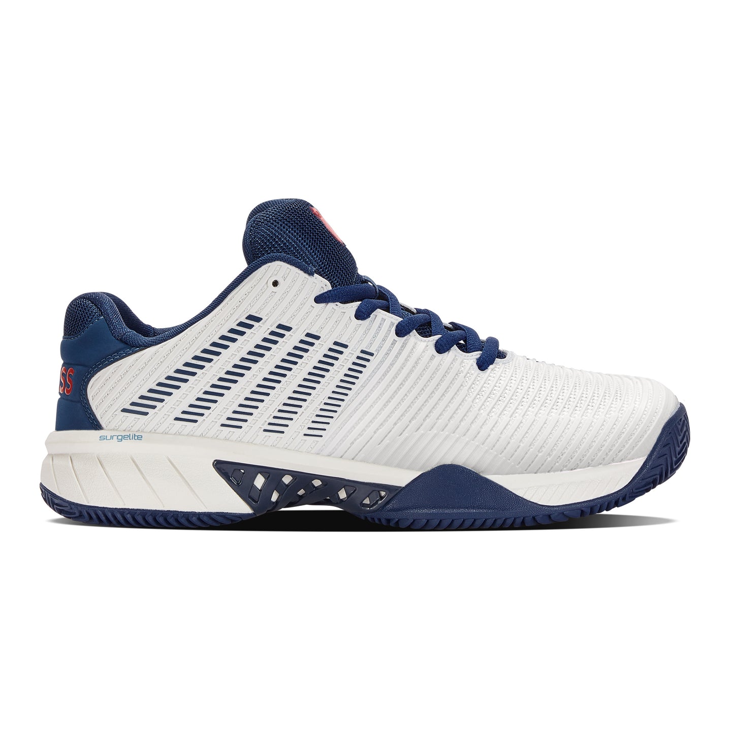 K-Swiss Hypercourt Express 2 Scarpa per terra rossa Uomini - bianco, blu scuro