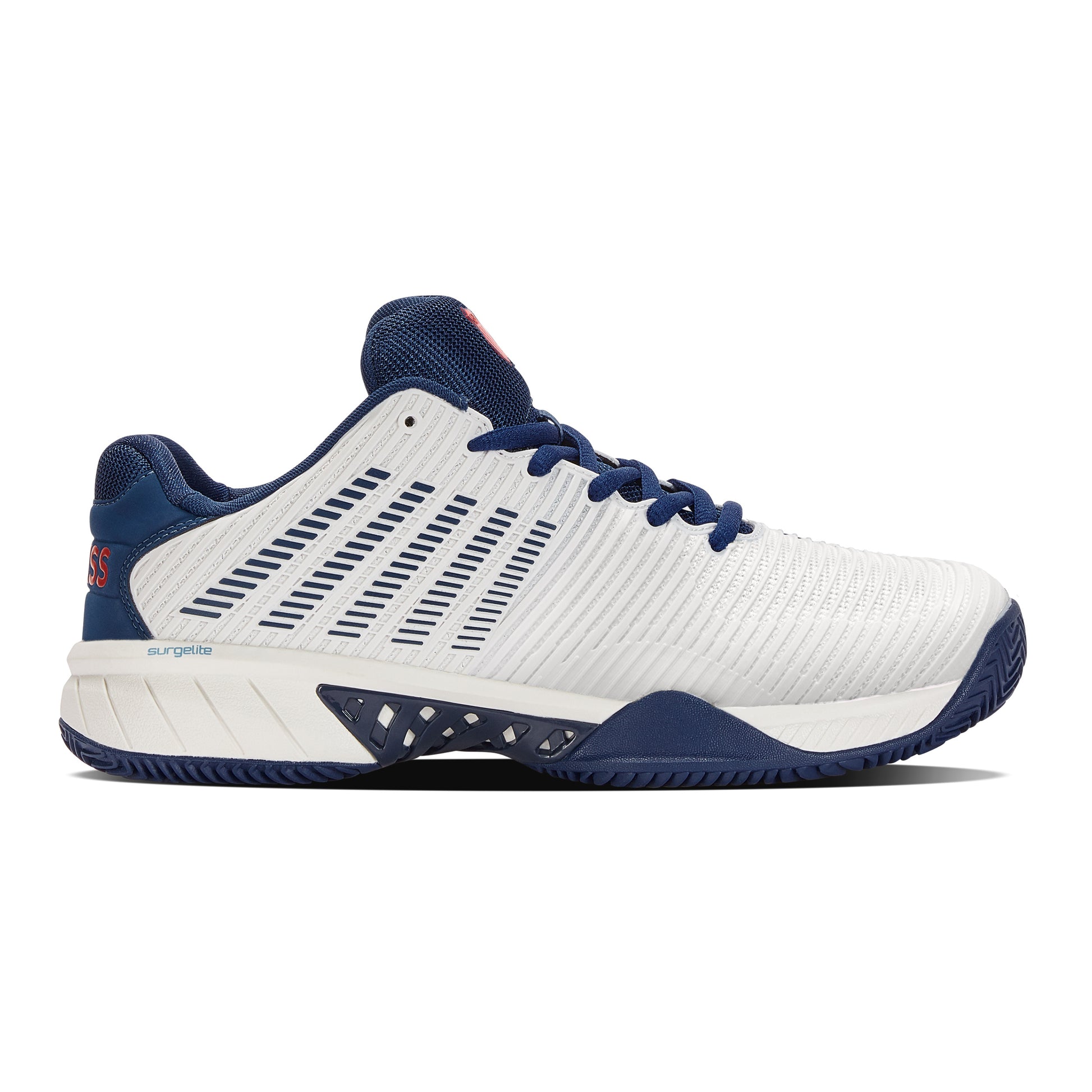 K-Swiss Hypercourt Express 2 Scarpa per terra rossa Uomini - bianco, blu scuro