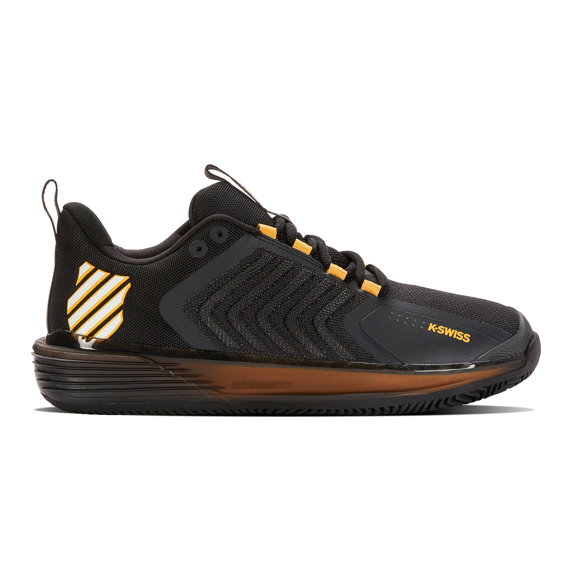 K-Swiss Ultrashot 3 Scarpa per terra rossa Uomini - nero, arancione
