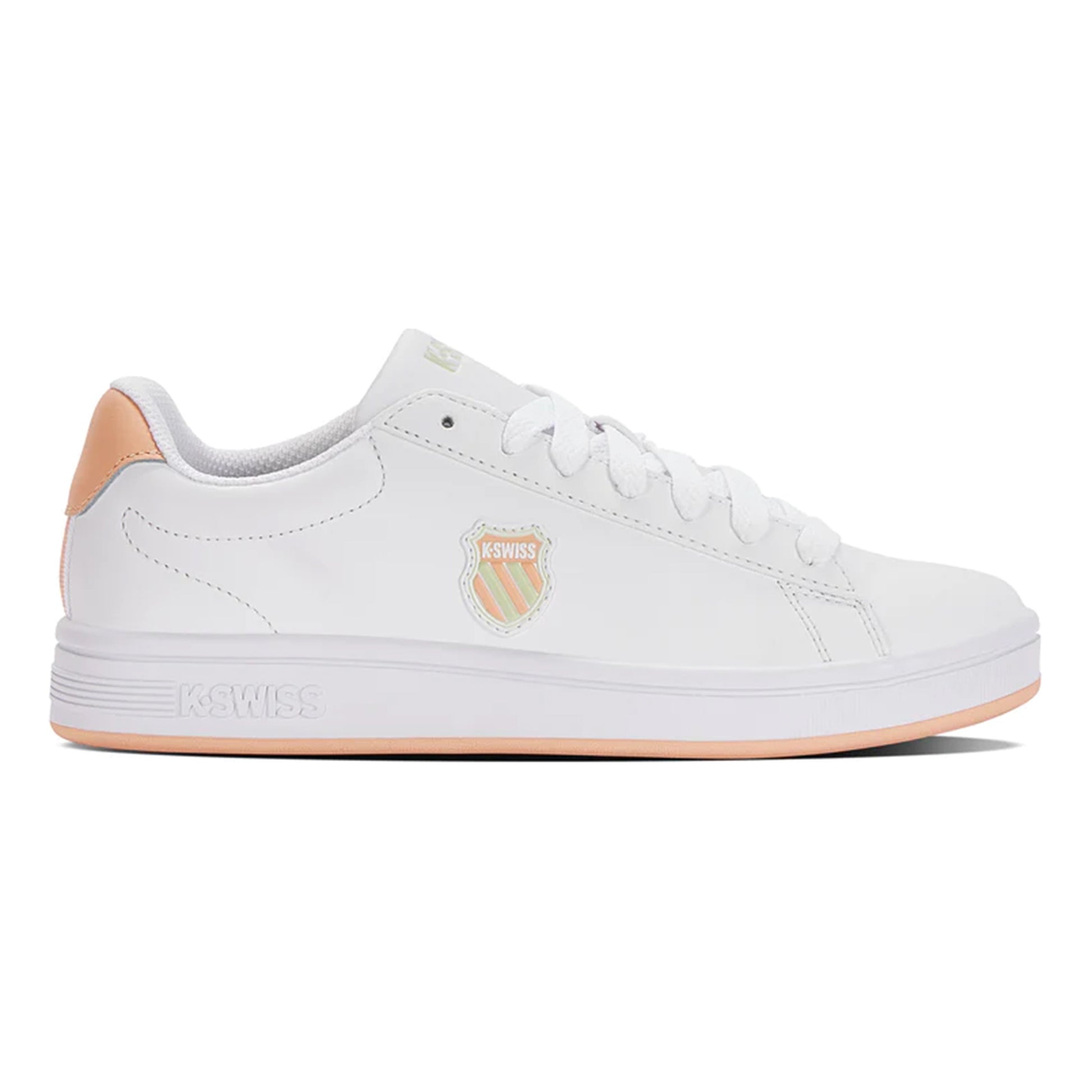 K-Swiss Court Shield Scarpa per il tempo libero Donna - bianco, albicocca