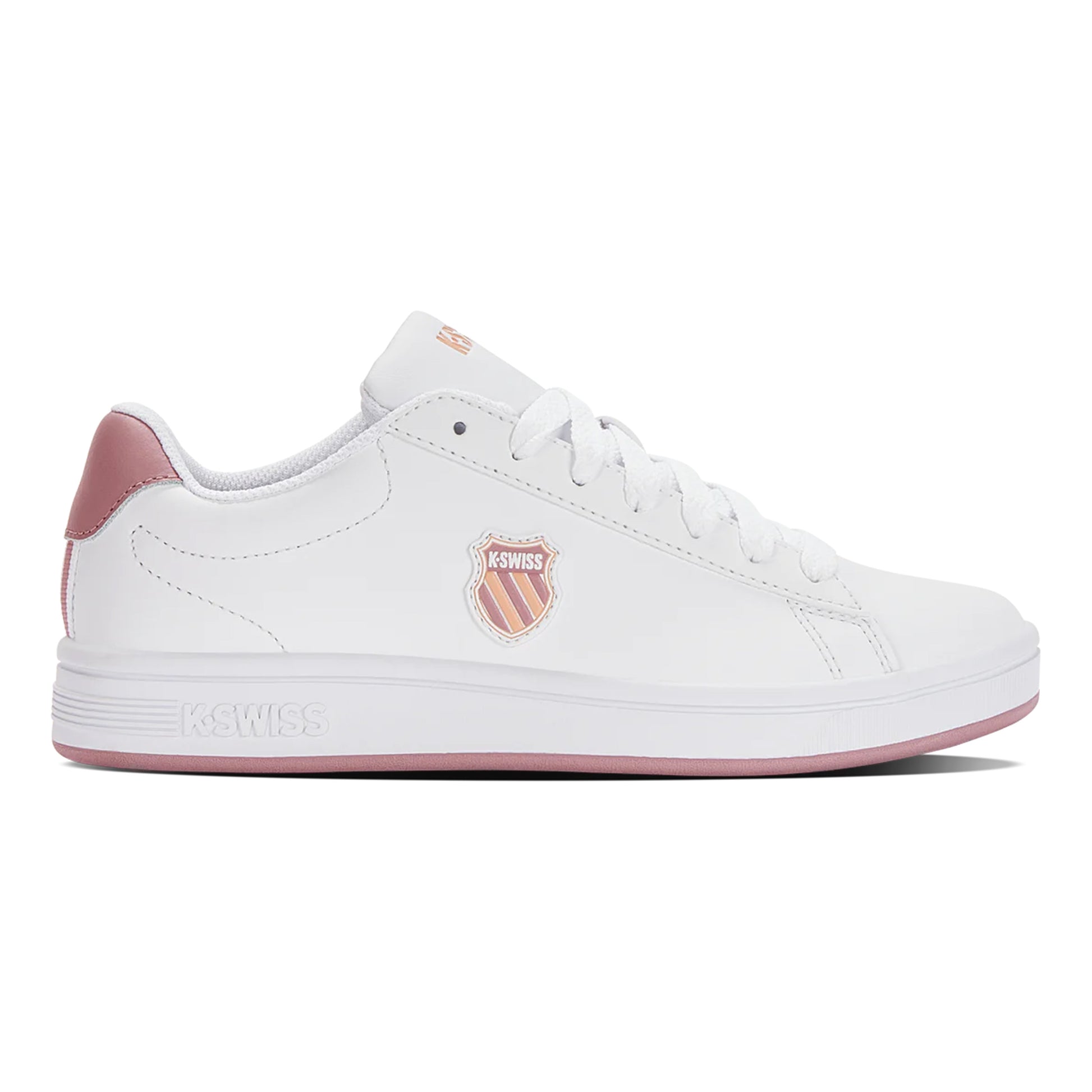 K-Swiss Court Shield Scarpa per il tempo libero Donna - bianco, rosa antico