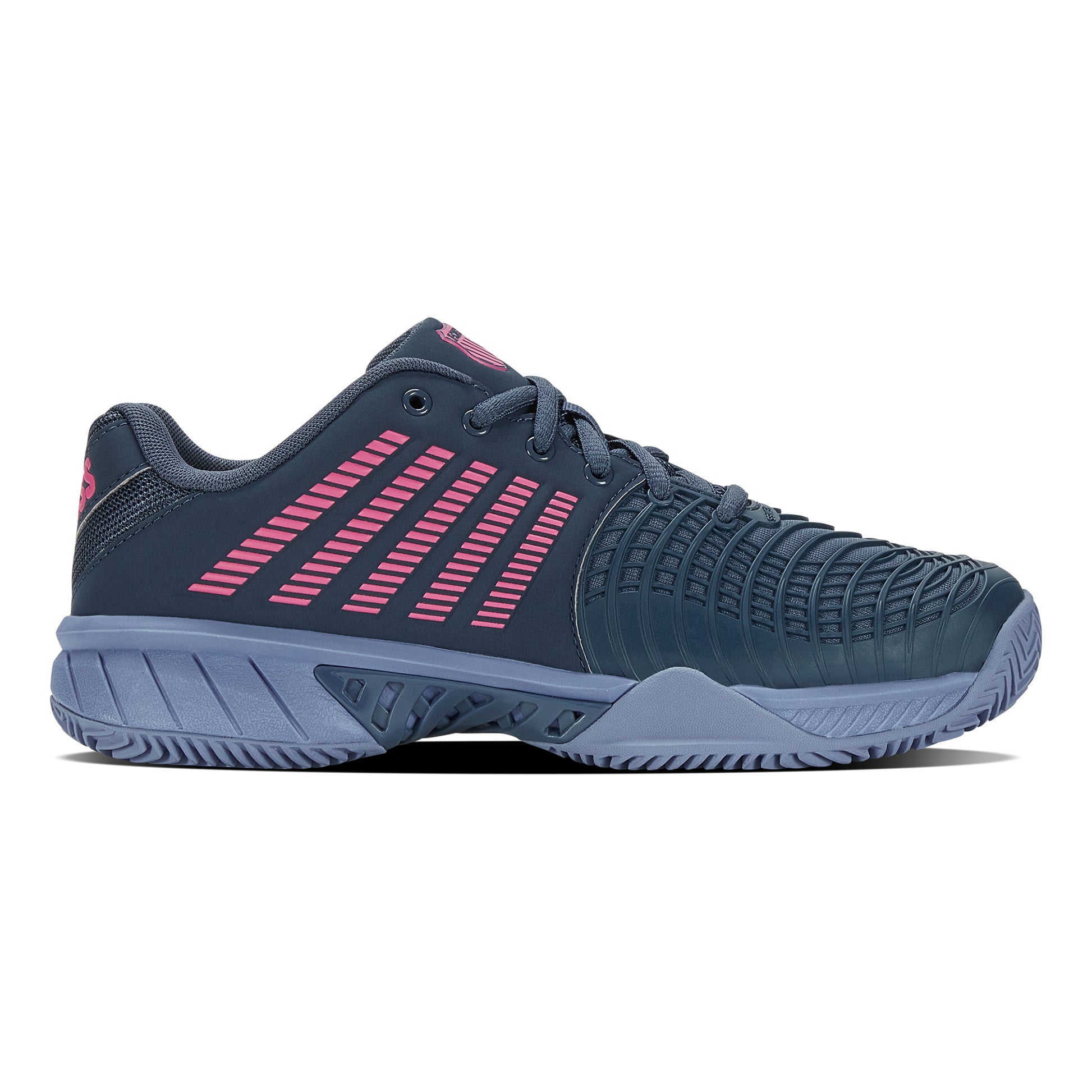 K-Swiss Express Light 3 Scarpa per terra rossa Donna - blu scuro, rosa