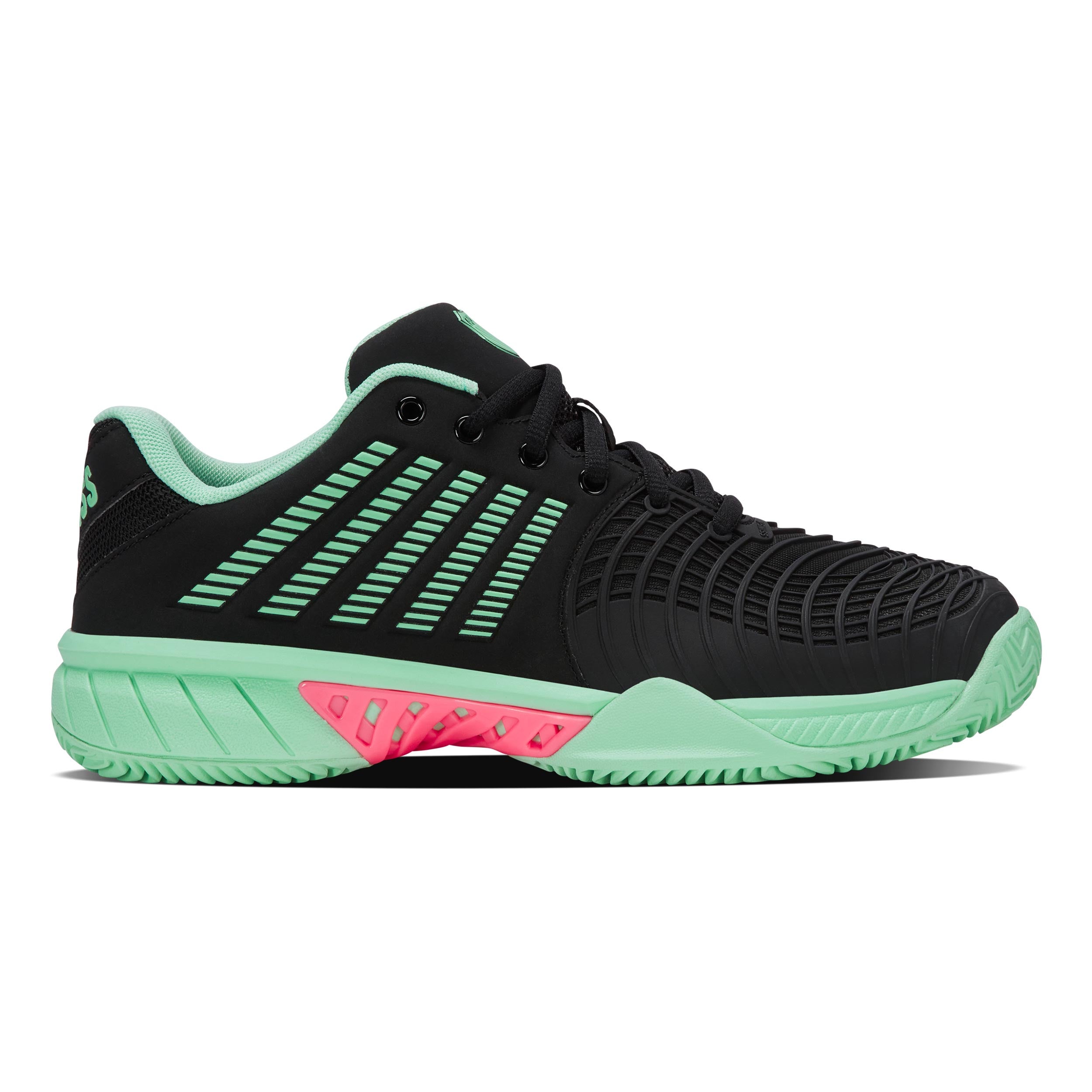 K-Swiss Express Light 3 Scarpa per terra rossa Donna - nero, menta