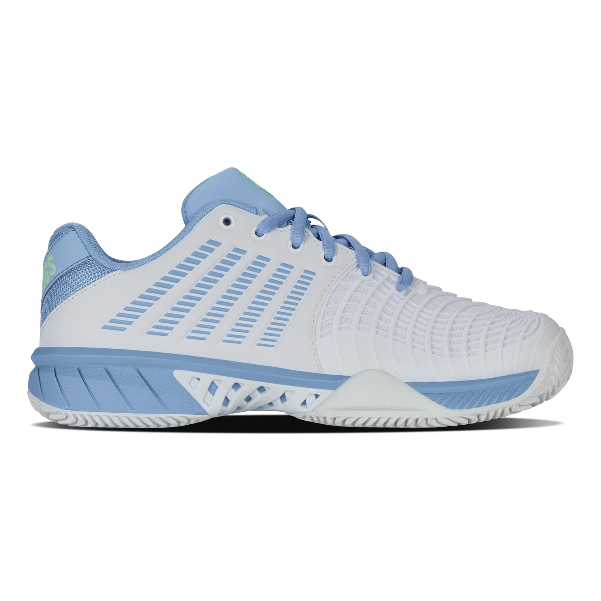 K-Swiss Express Light 3 Scarpa per terra rossa Donna - bianco, blu chiaro