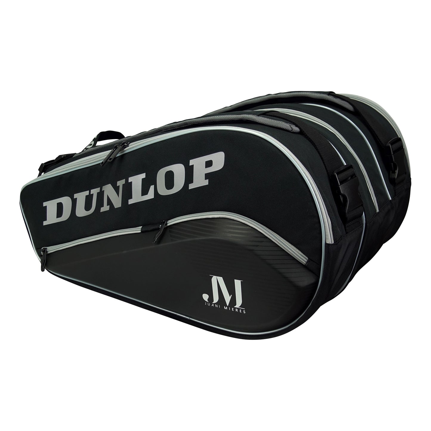 Dunlop Elite Thermo (Mieres) Borsa Per Racchetta Da Padel-Nero,Argento