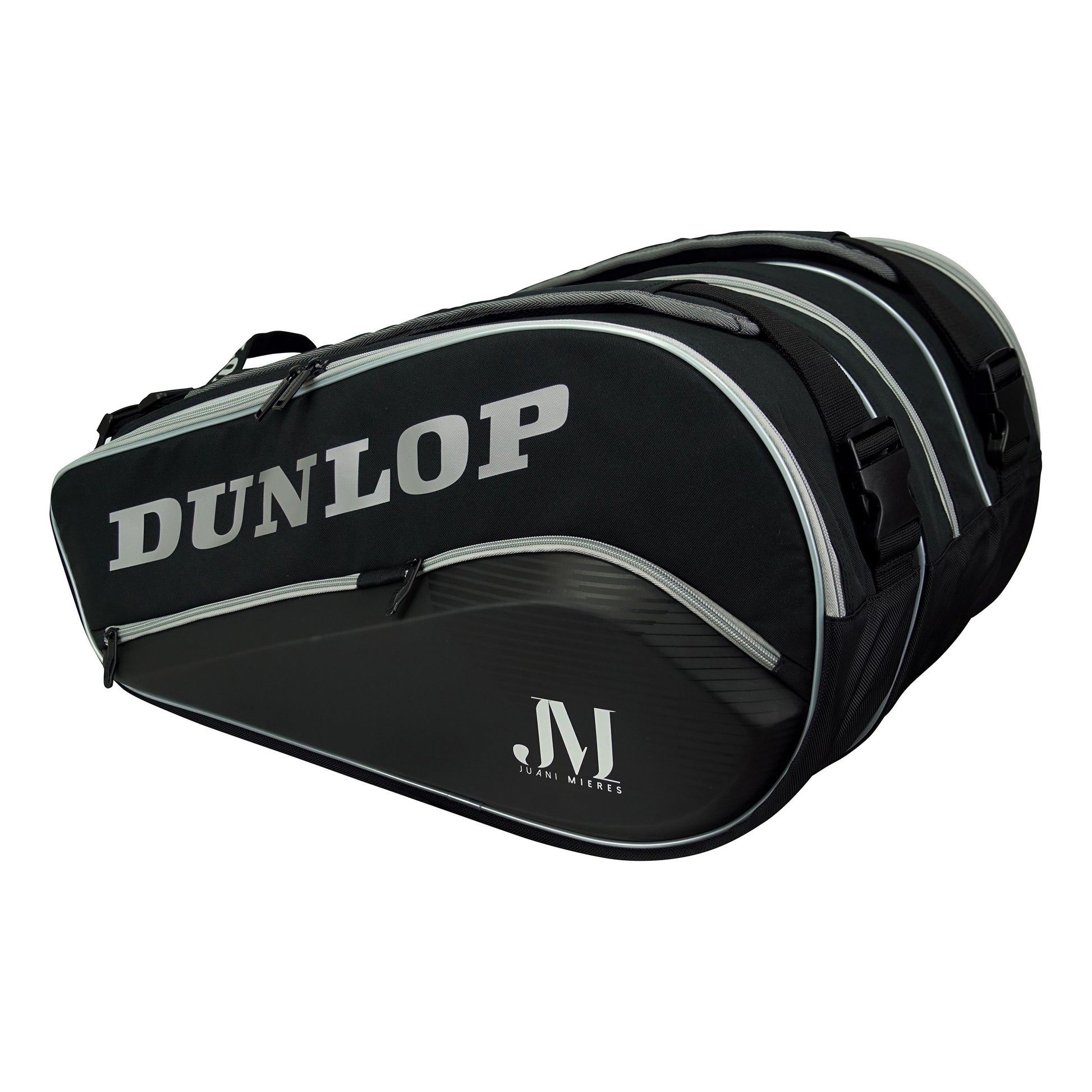 Dunlop Elite Thermo (Mieres) Borsa Per Racchetta Da Padel-Nero,Argento