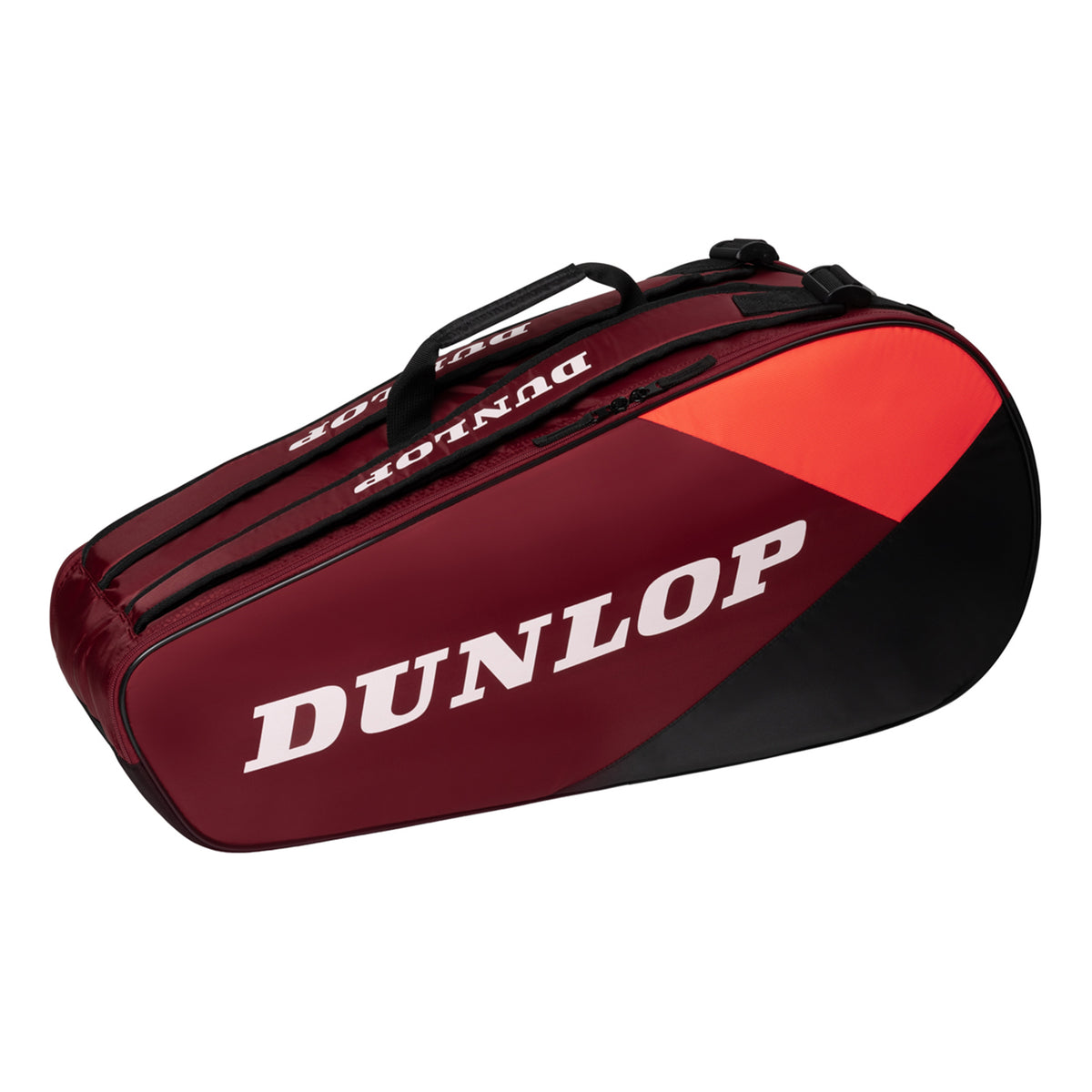 Dunlop Performance CX Club Borsa Per Racchetta Da 6-Nero,Rosso