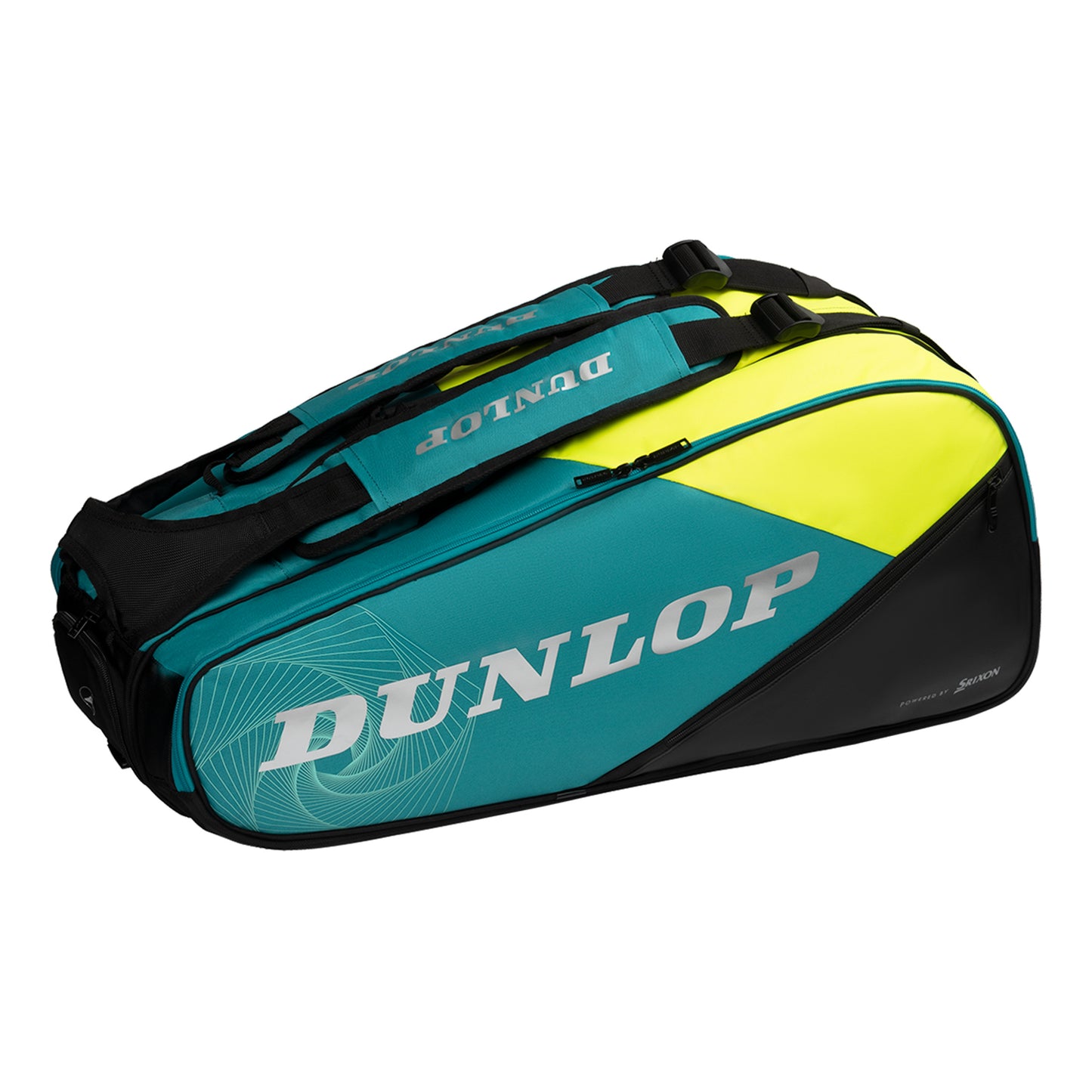 Dunlop SX Performance Borsa Per Racchetta 8er-Nero,Turchese