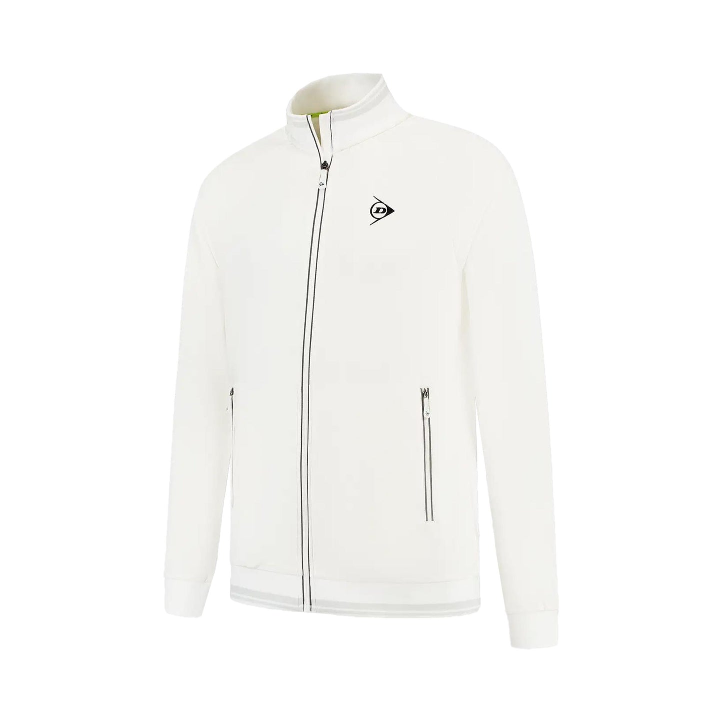 Dunlop Club Knitted Giacca Da Allenamento Ragazzi-Bianco