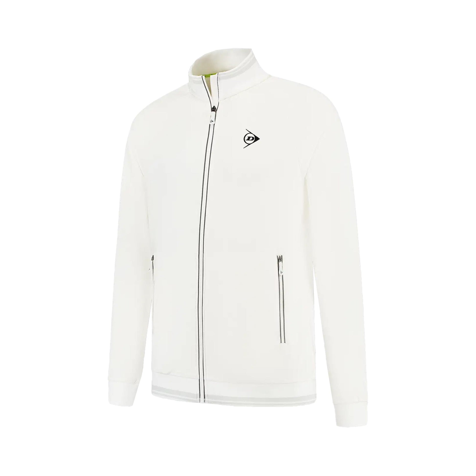 Dunlop Club Knitted Giacca Da Allenamento Ragazzi-Bianco