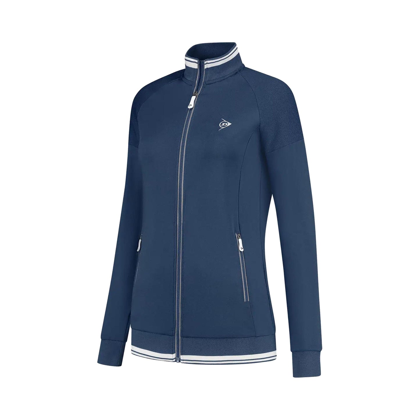 Dunlop Club Knitted Giacca Da Allenamento Ragazze-Blu Scuro