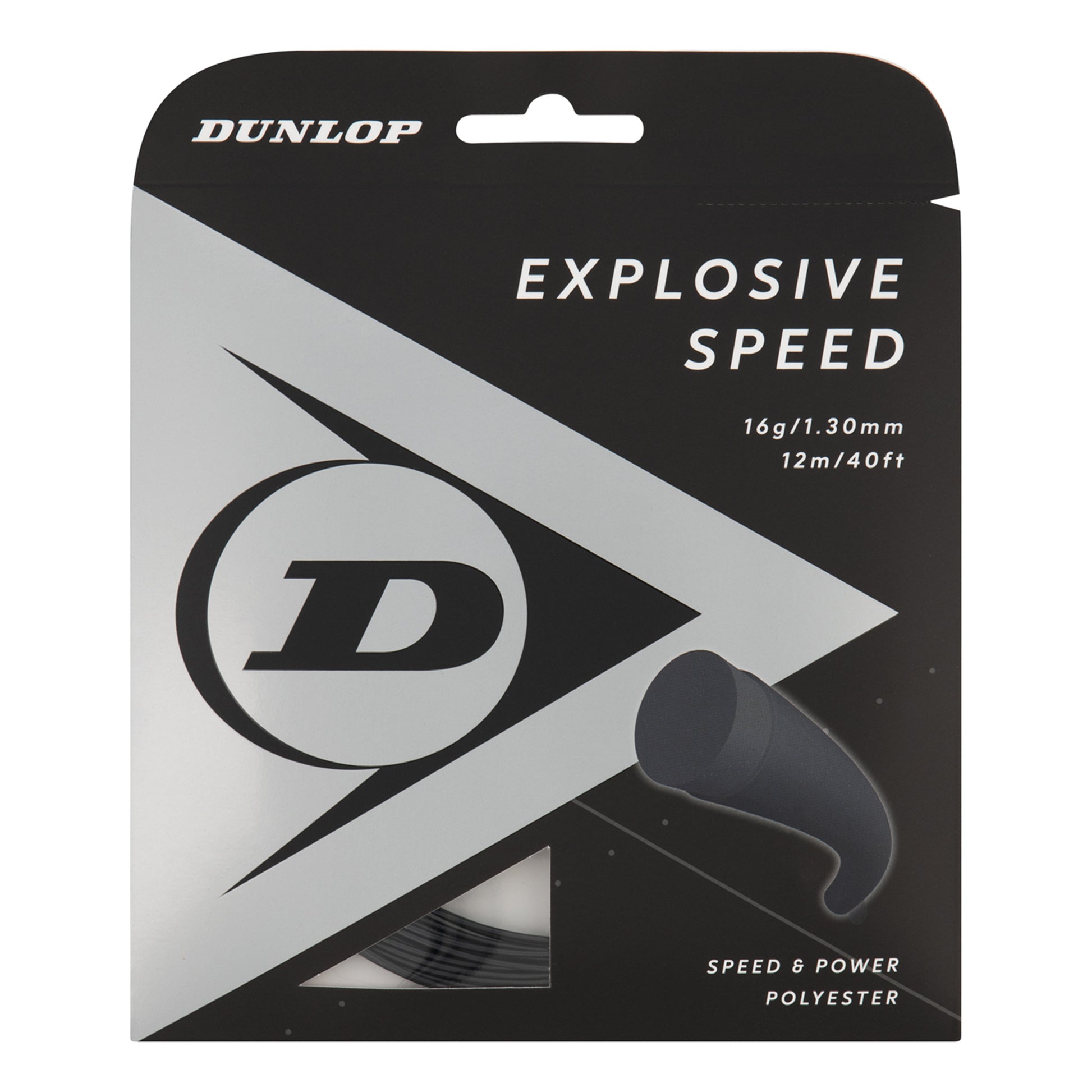 Dunlop Explosive Speed Set Di Corde 12m-Nero