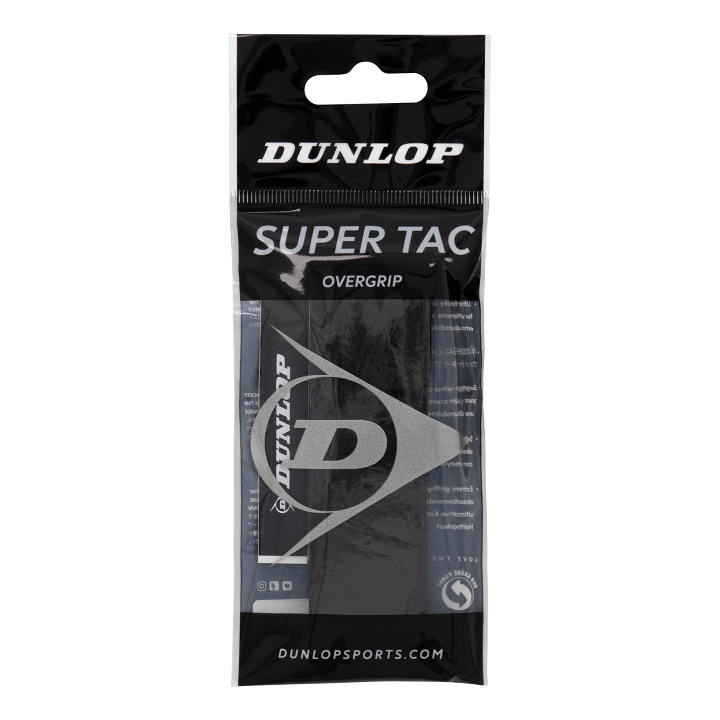 Dunlop Super Tac Confezione Da 1-Nero