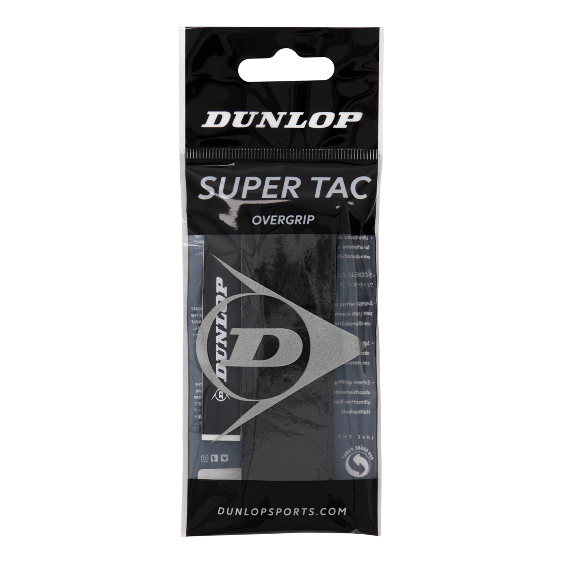 Dunlop Super Tac Confezione Da 1-Nero