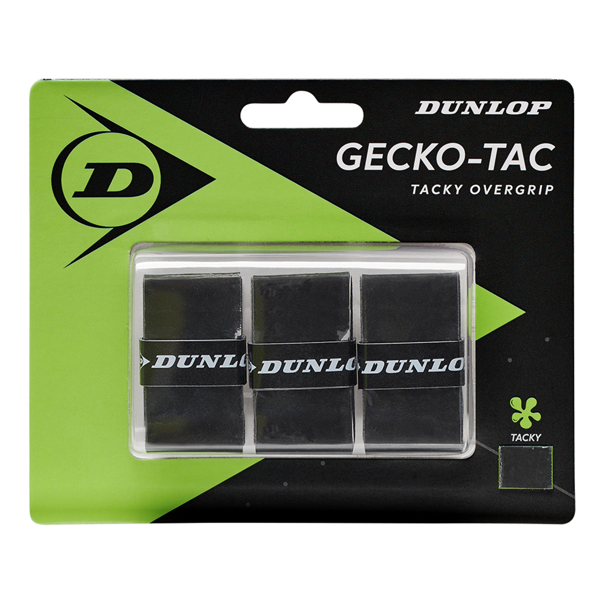 Dunlop Gecko-Tac Confezione Da 3-Nero