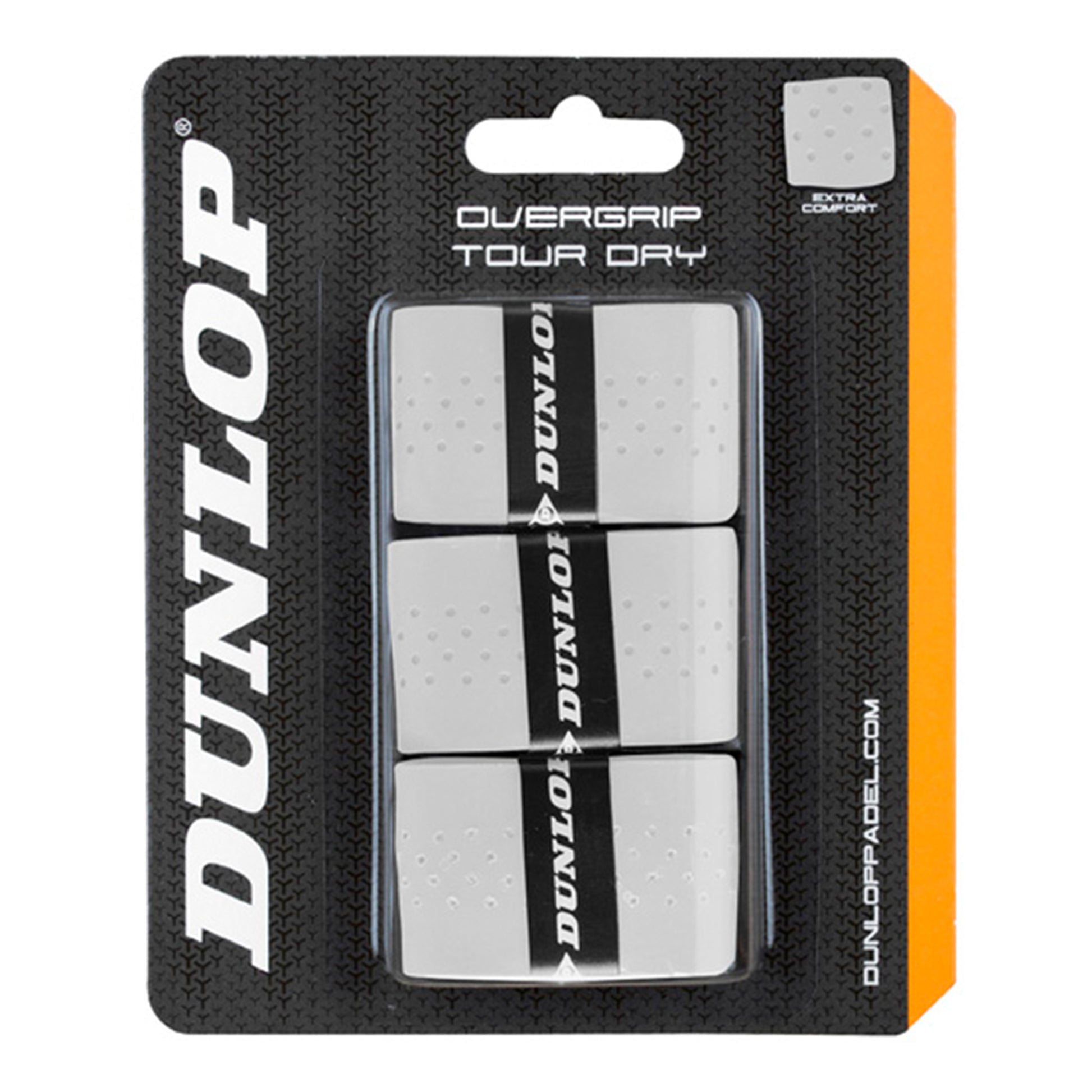 Dunlop Tour Dry Confezione da 3-bianco