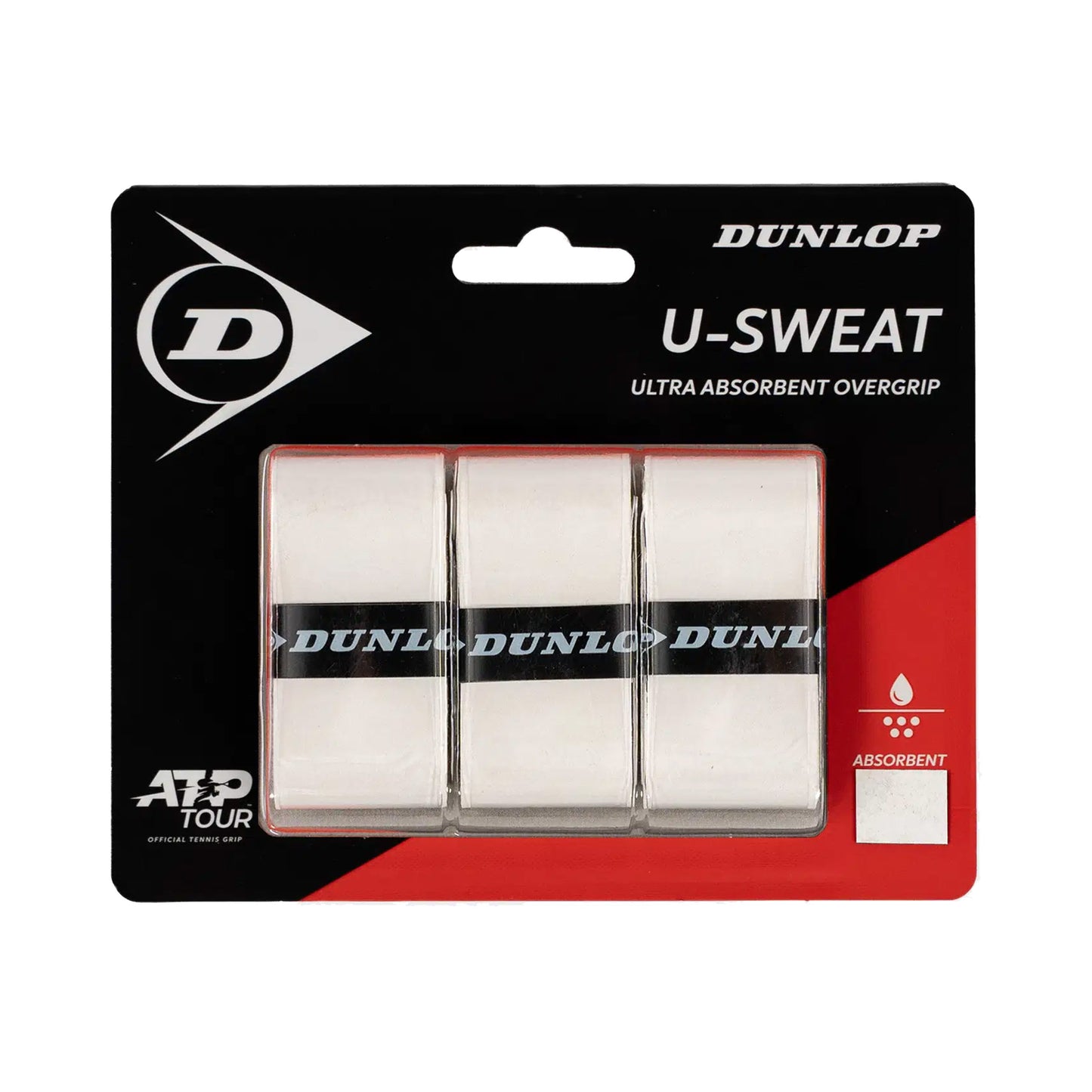 Dunlop U-Sweat  Confezione da 3 - bianco