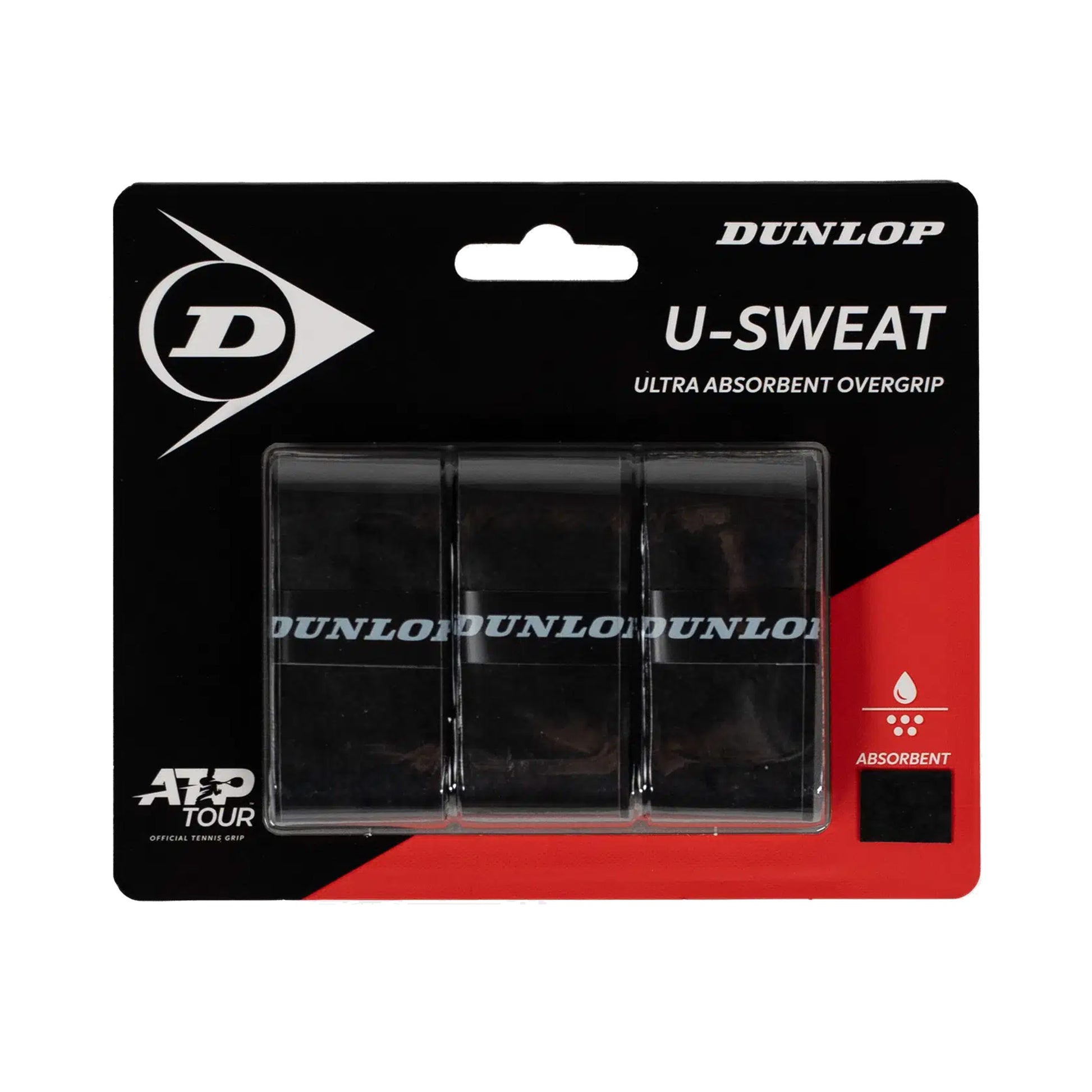 Dunlop U-Sweat Confezione da 3 - nero