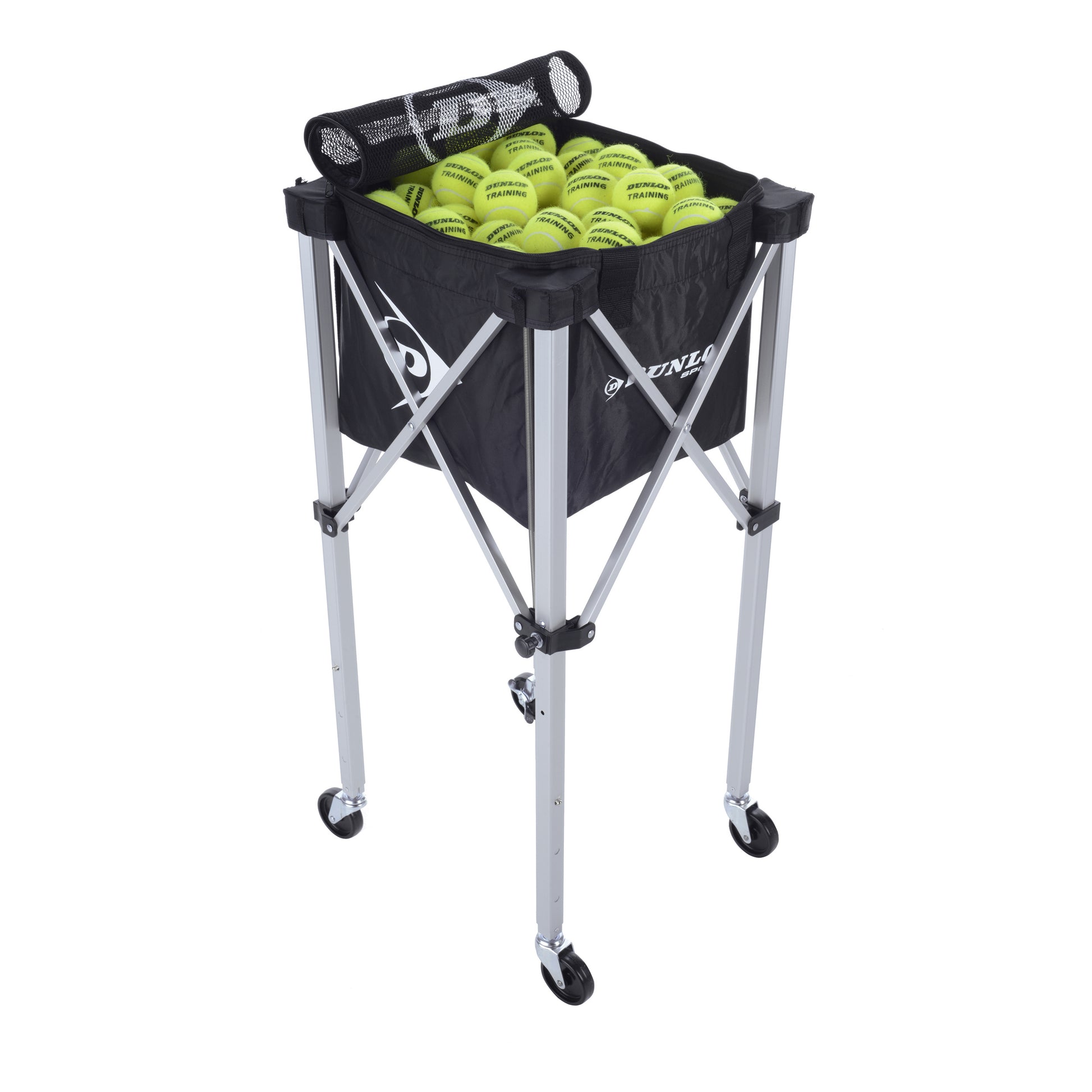 Dunlop Teaching Cart Carrello Per Palline-Nero,Argento