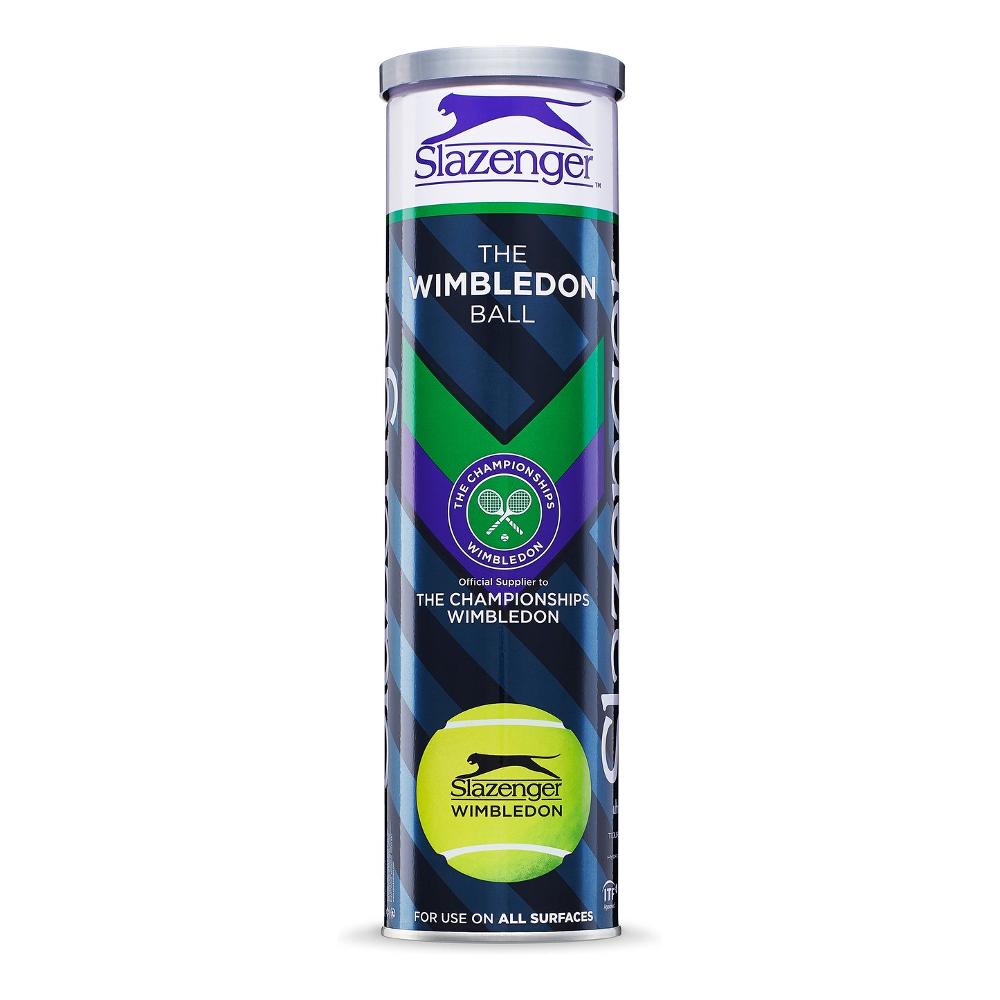 Slazenger Wimbledon Tubo da 4