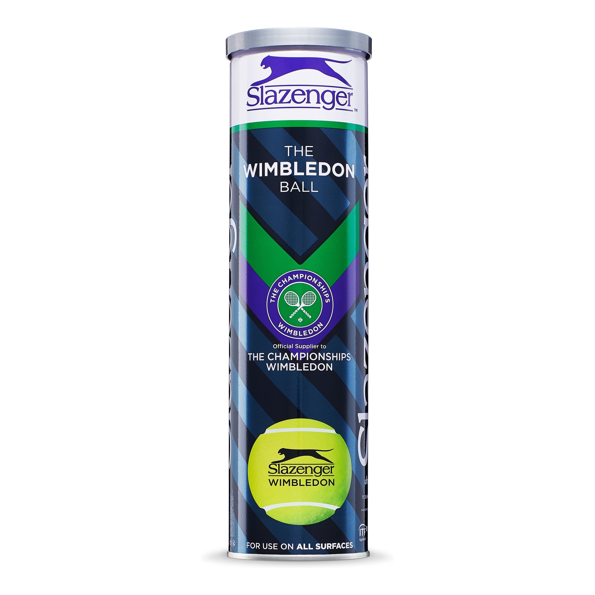 Slazenger Wimbledon Tubo da 4