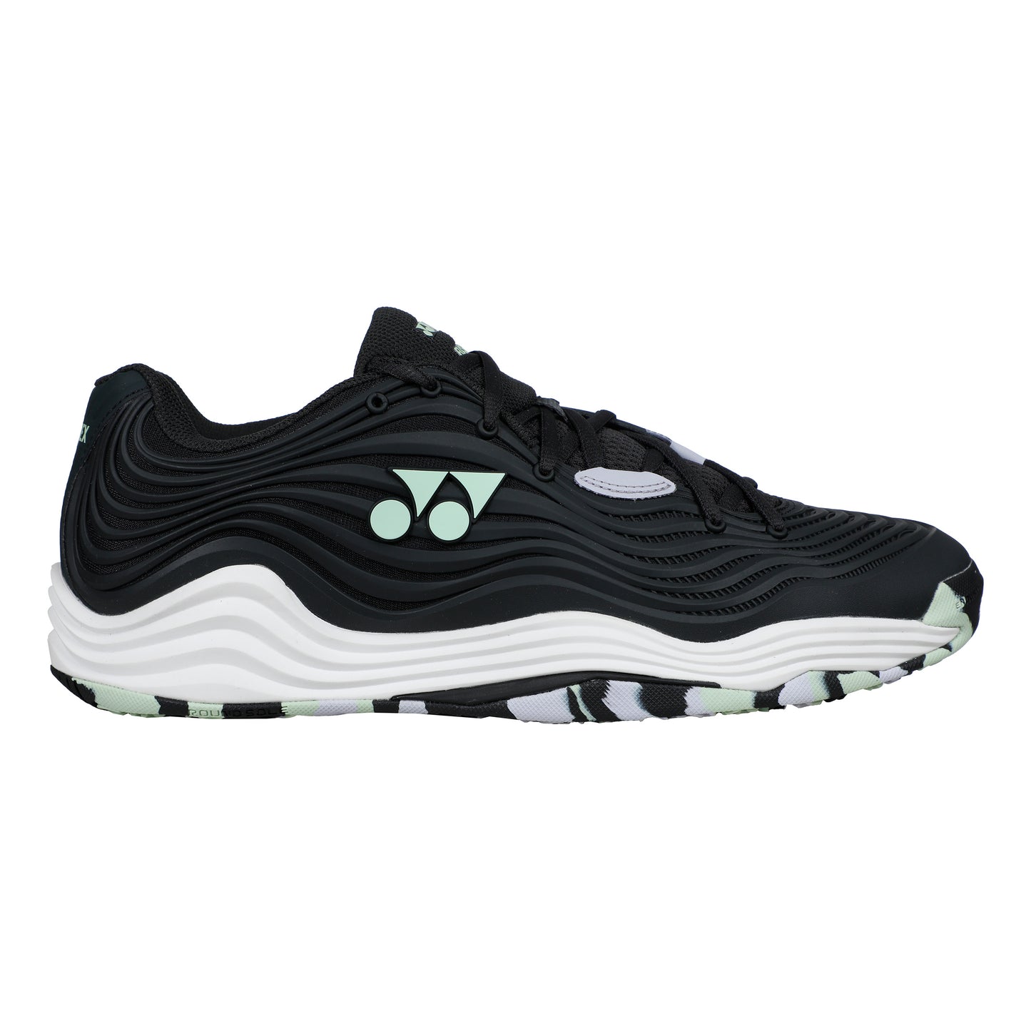Yonex Fushionrev 5 CLY Scarpa Per Terra Rossa Uomini-Nero