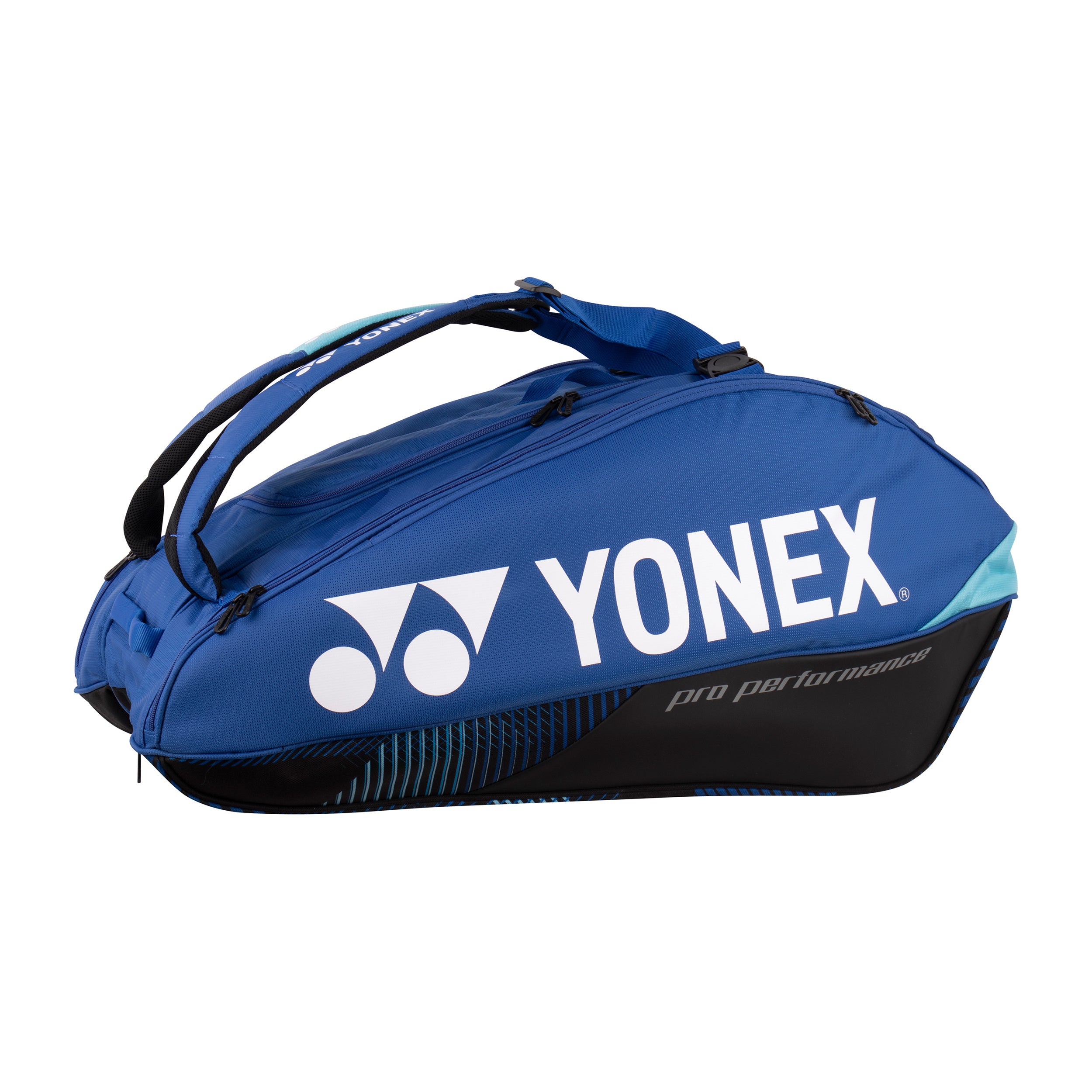 Yonex Pro Racquet Bag Borsa Per Racchetta Da 9-Blu,Nero