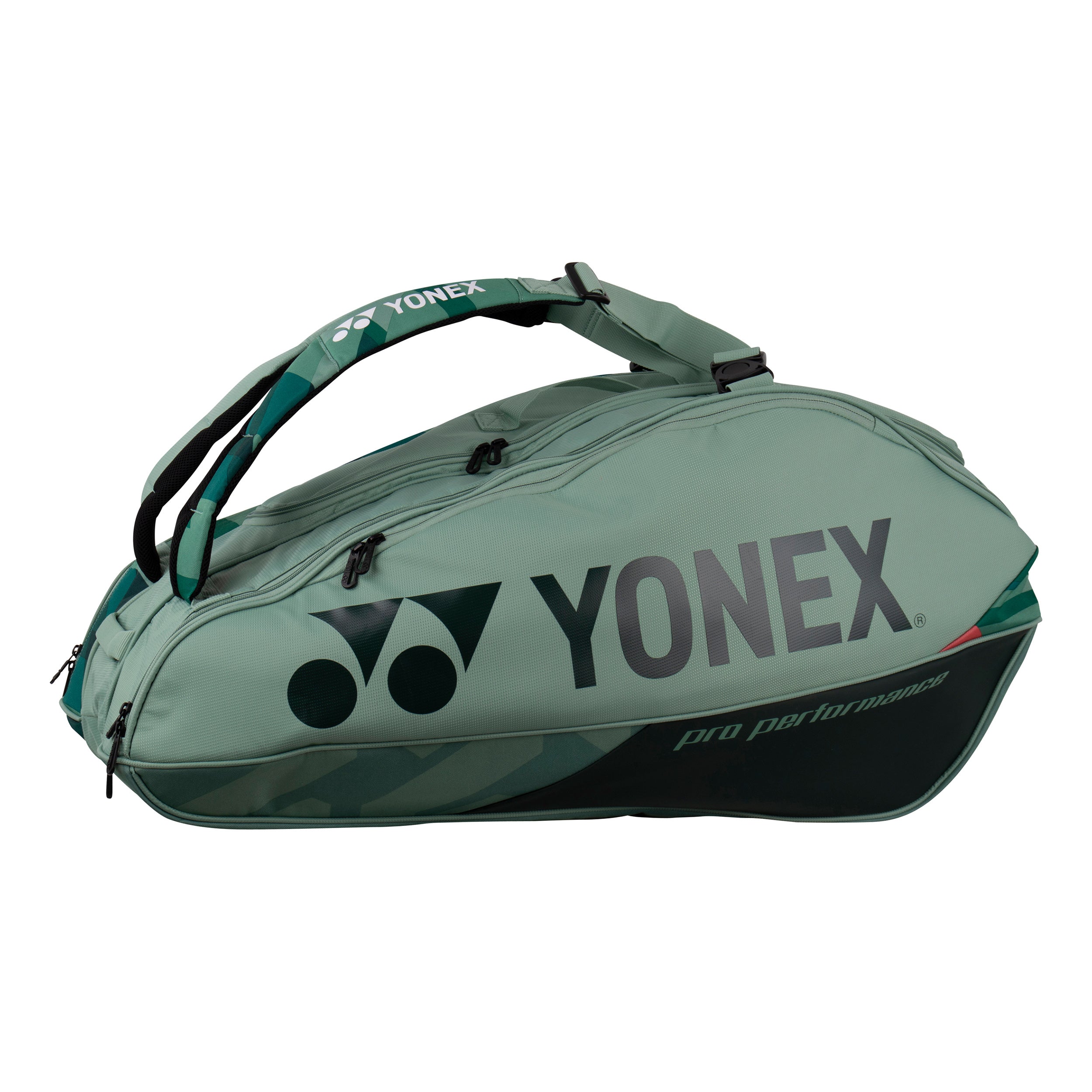 Yonex Pro Racquet Bag Borsa Per Racchetta Da 9-Verde,Arancione