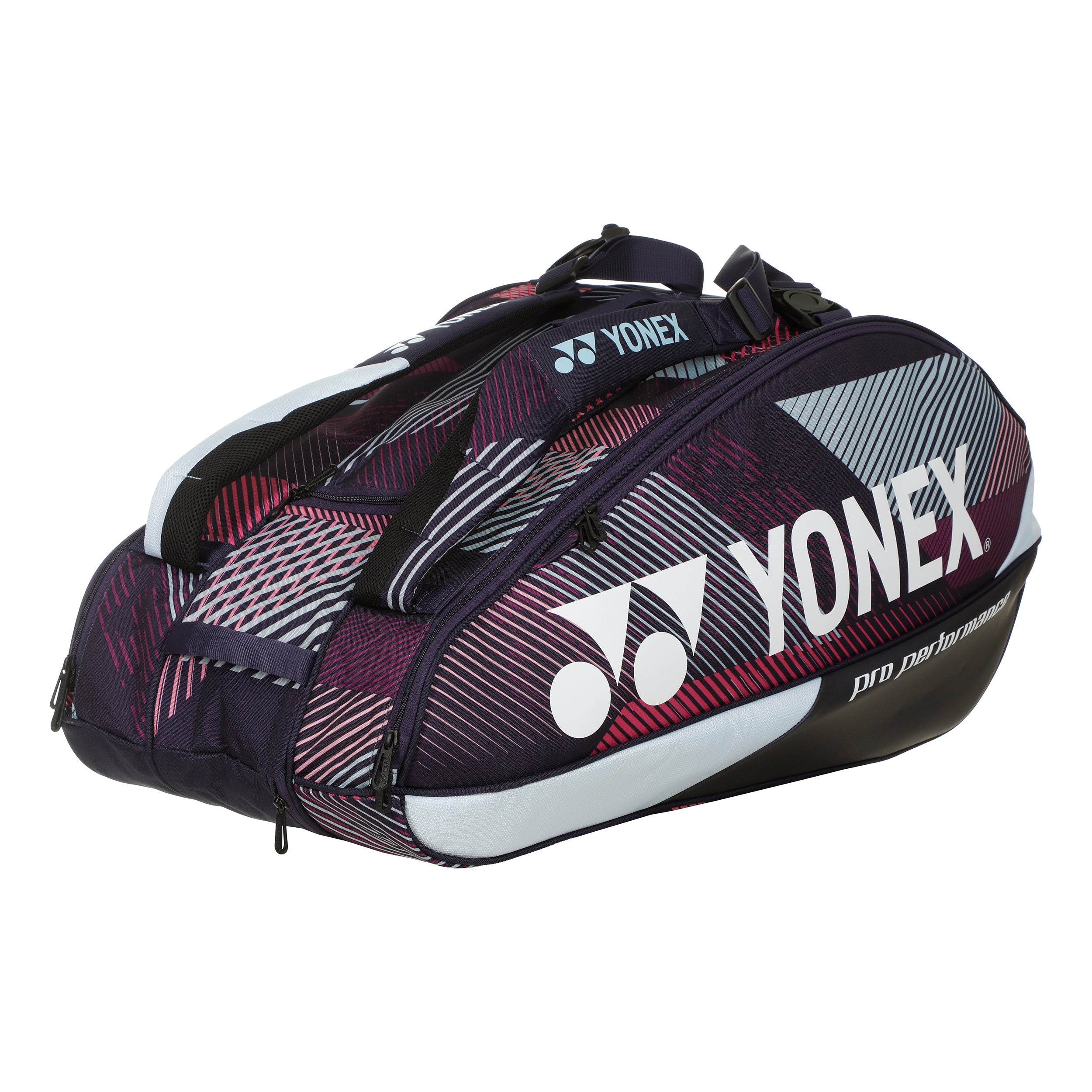 Yonex Pro Racquet Bag Borsa Per Racchetta Da 9-Viola,Grigio