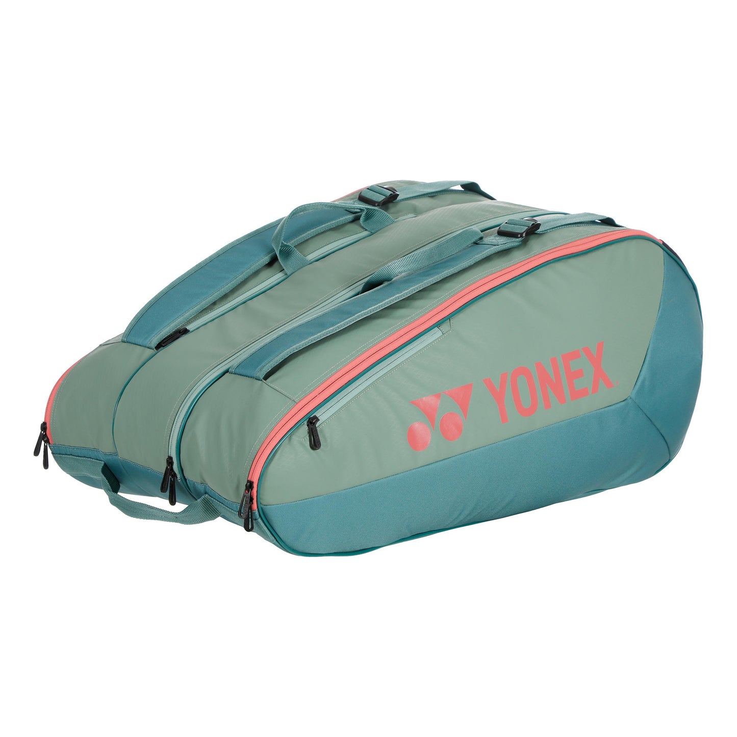 Yonex Team Racquet Bag Borsa Per Racchetta Da 12-Verde,Bianco