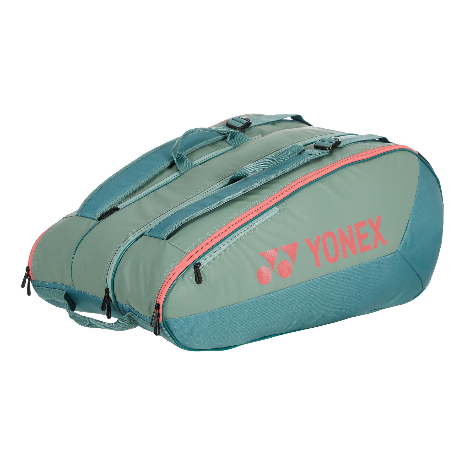 Yonex Team Racquet Bag Borsa Per Racchetta Da 12-Verde,Bianco