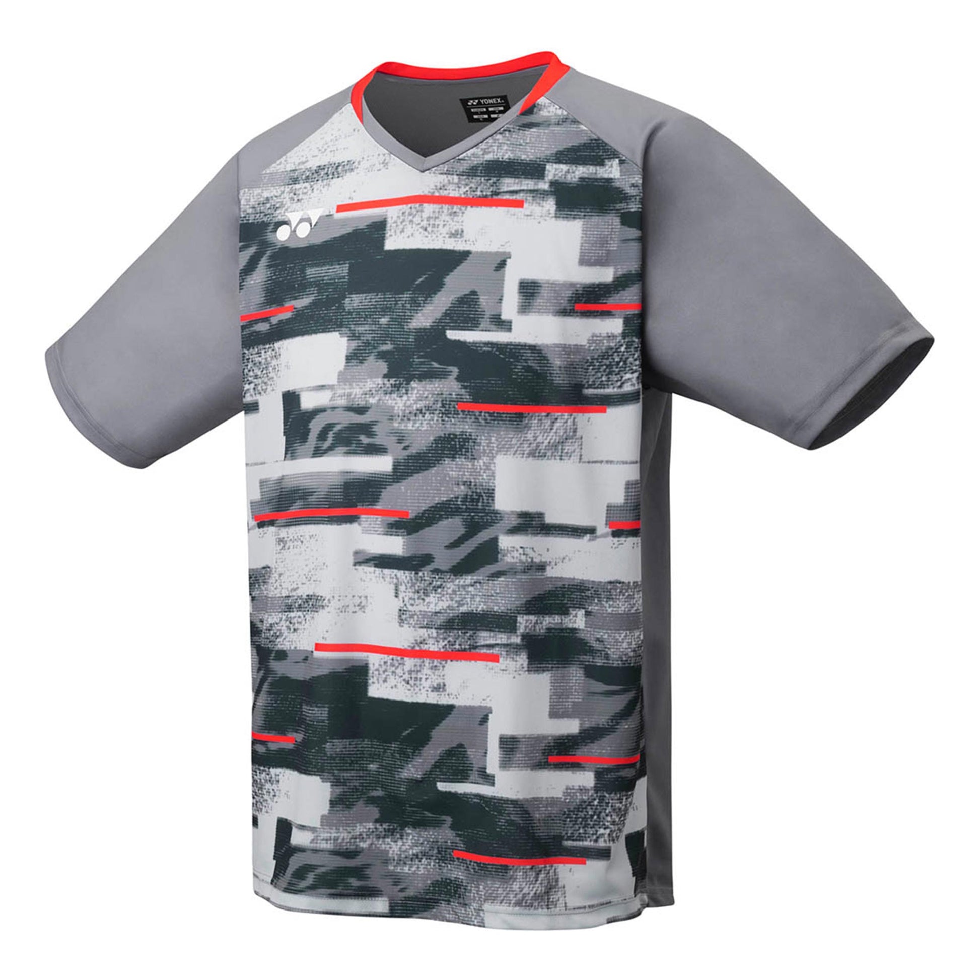 Yonex Crew Neck Maglietta Uomini-Grigio