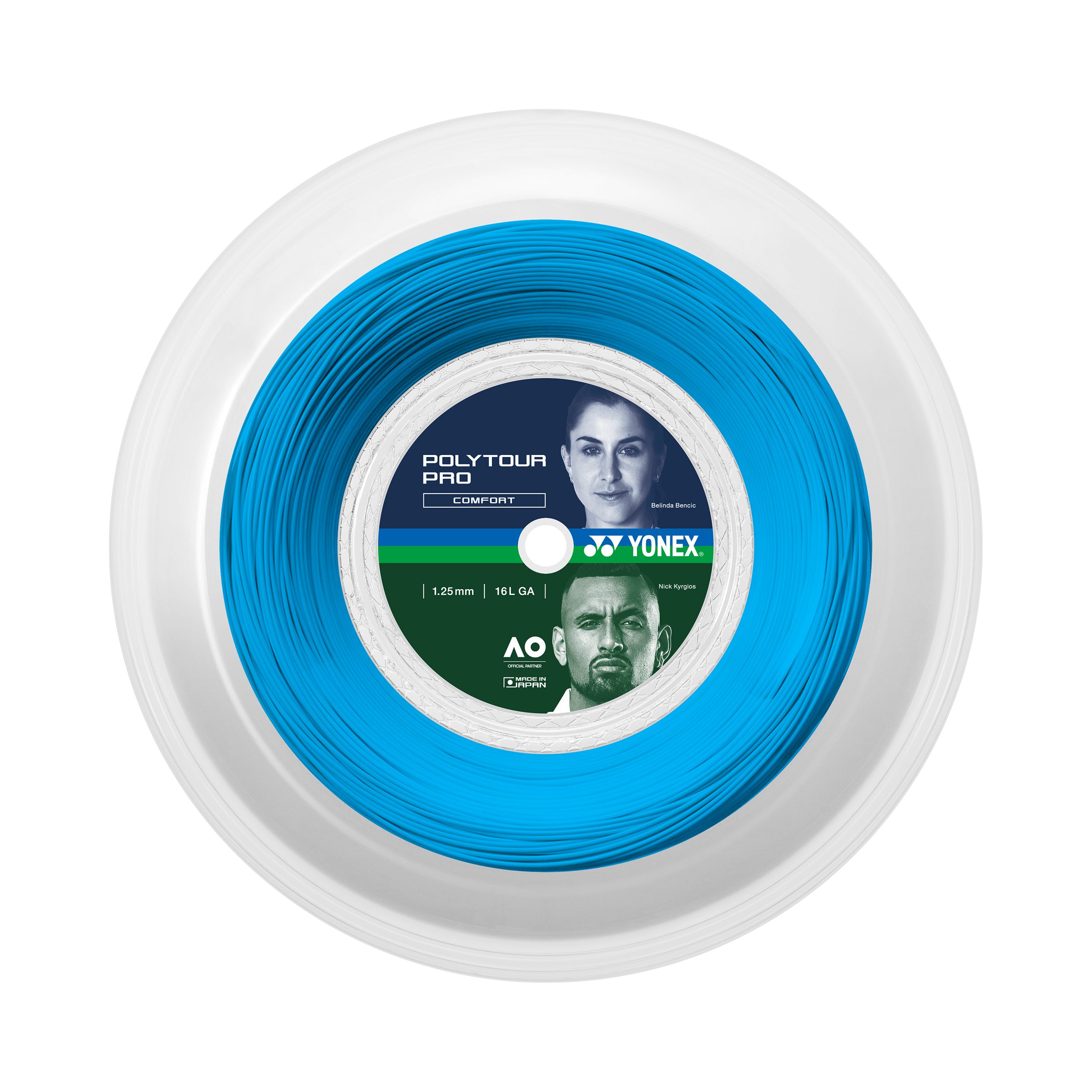 Yonex Pro Poly Tour Pro Rotolo Di Corde 200m-Blu