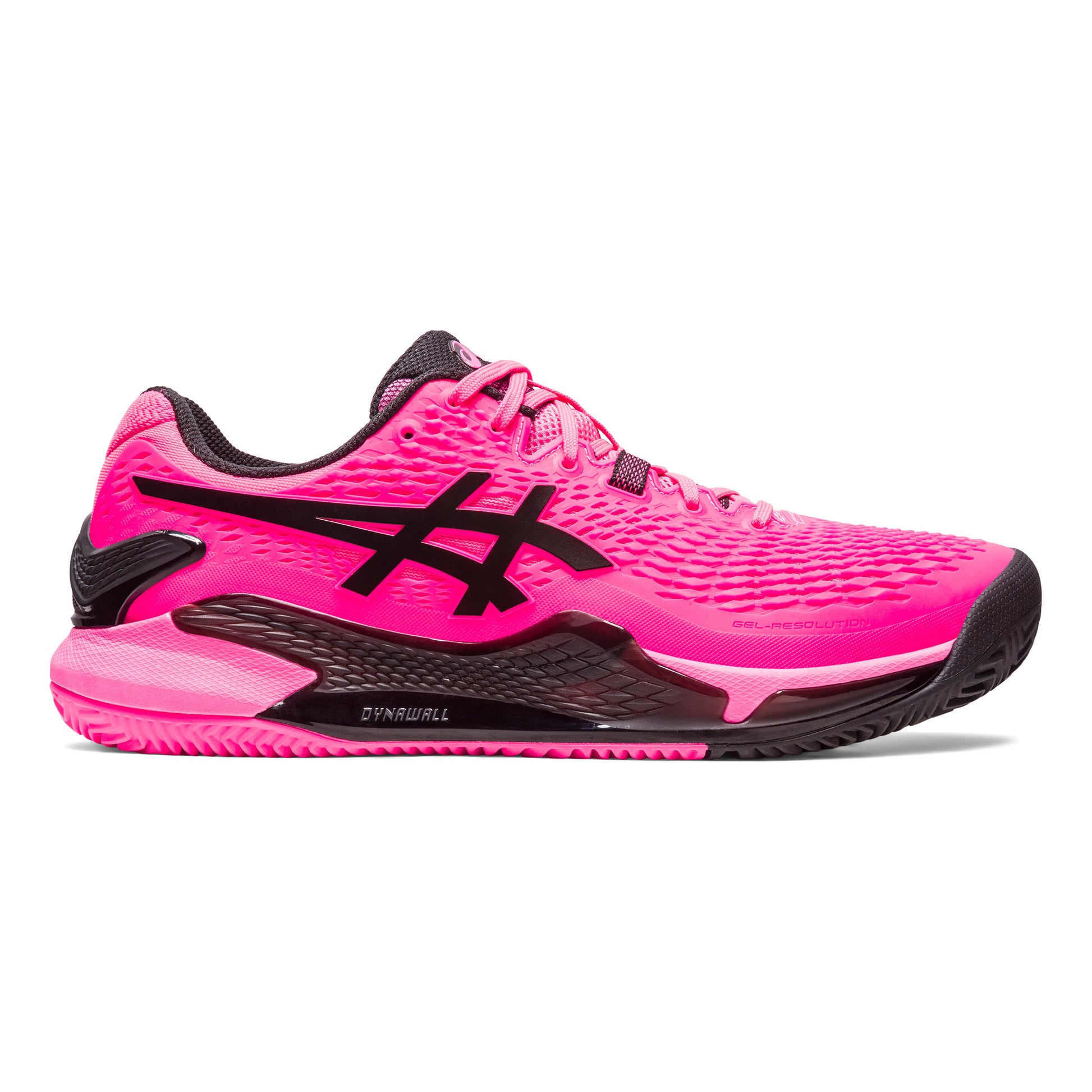 ASICS Gel-Resolution 9 Scarpa per terra rossa Uomini - rosa, nero